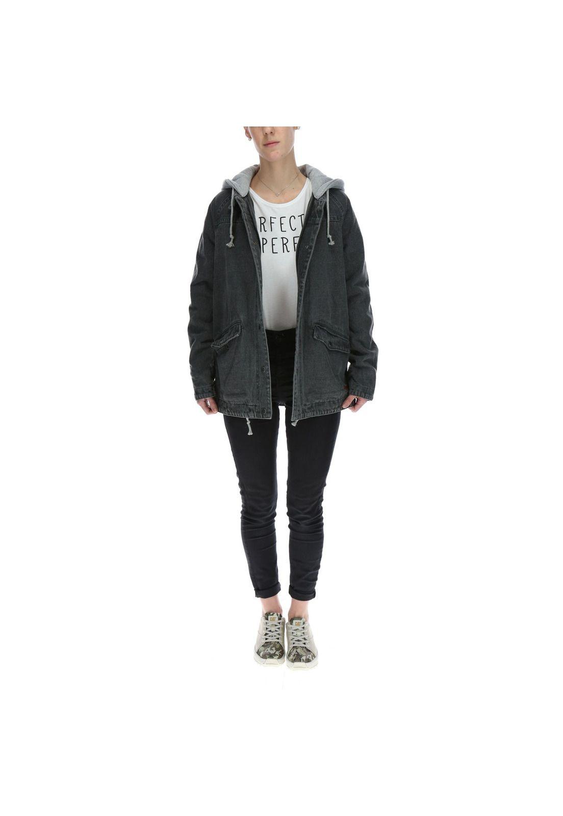 CHAQUETA MUJER SWEATSHIRT DENIM JAC GRAFITO-4