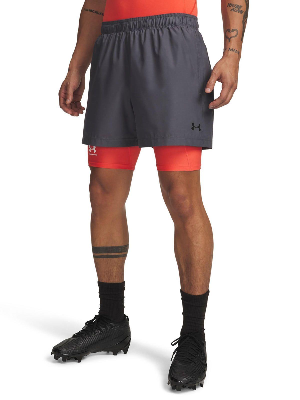 Short Hombre Tech Woven 5" Gris-0