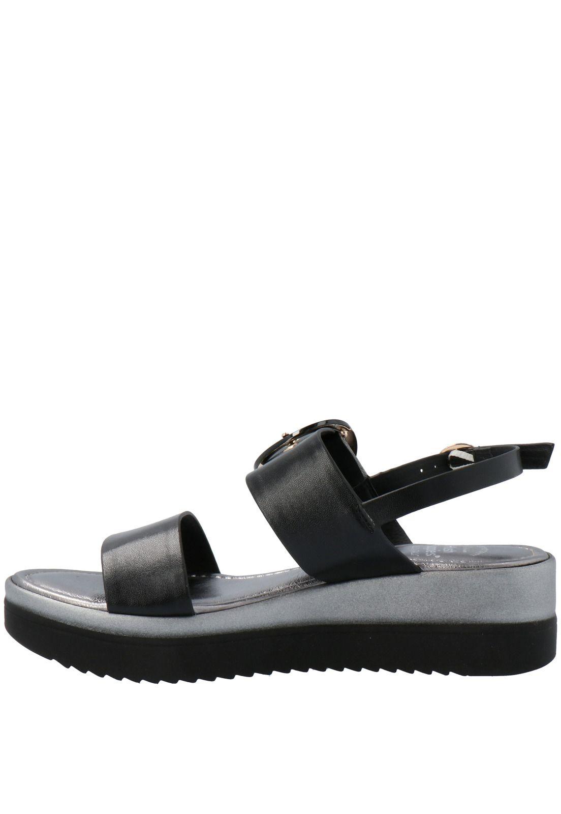 Sandalia Brenta Casual Negro-4