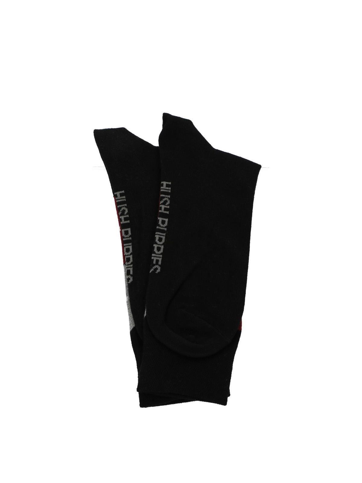 Calcetín Algodón Hombre C Cuff Argyle Negro-2