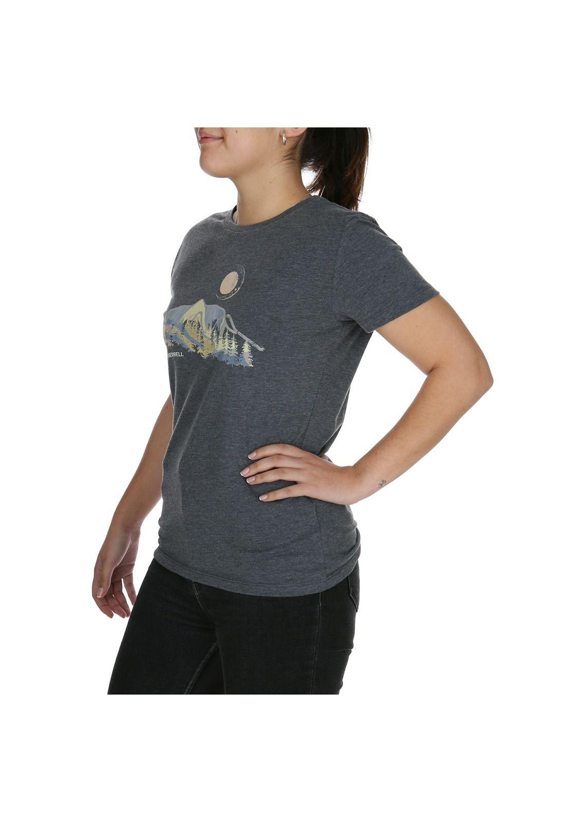 Polera Mujer Acuarela Tee Gris-1