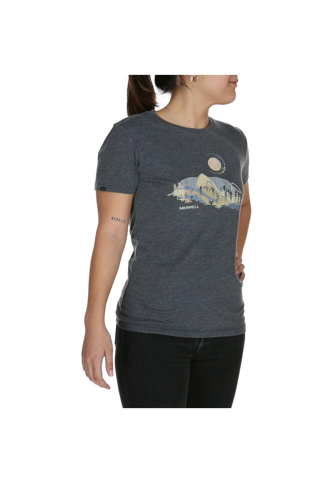 Polera Mujer Acuarela Tee Gris-3