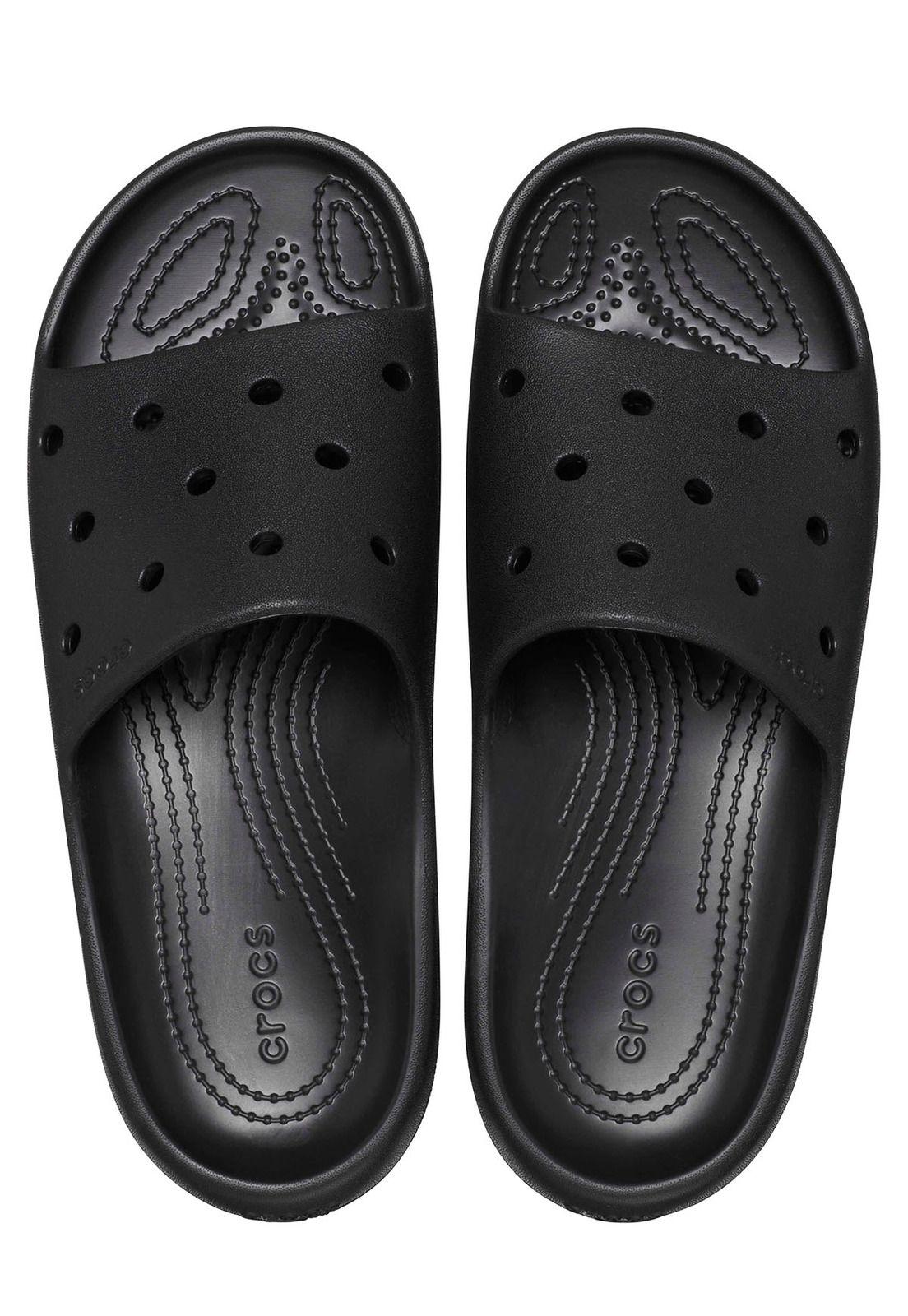 Sandalia Crocs Hombre Classic Slide V2 Negro-4