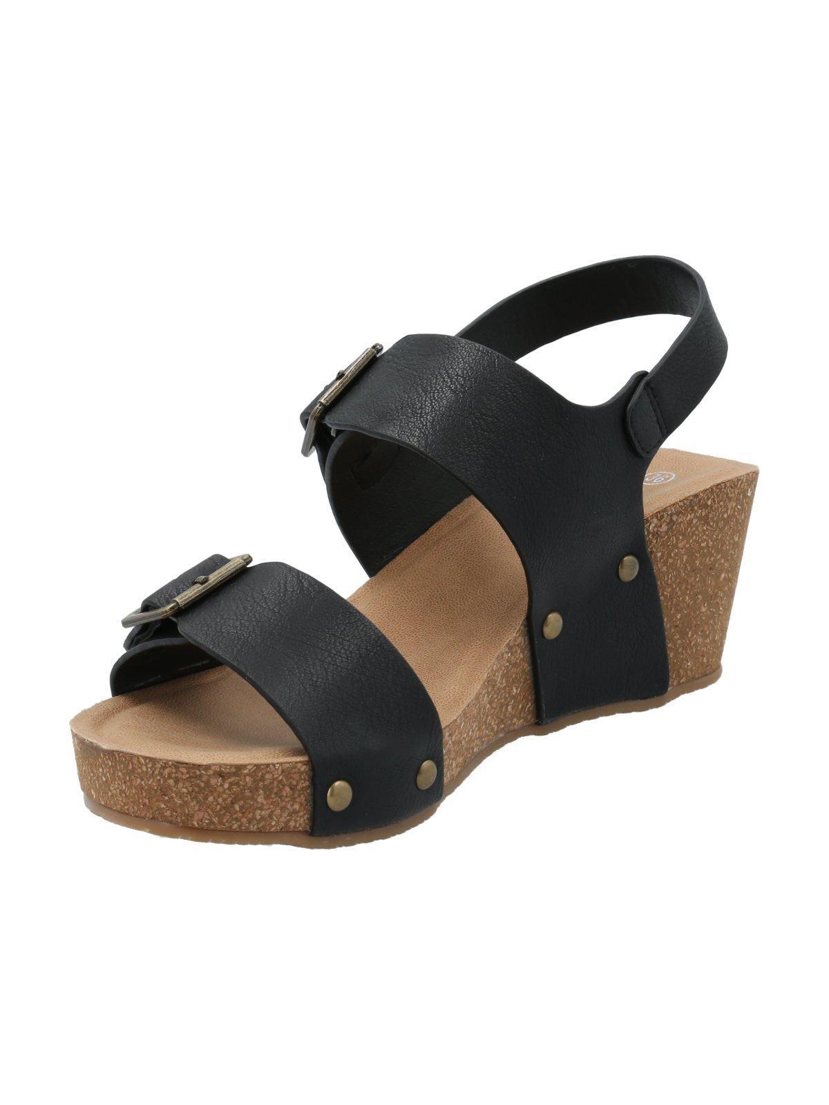 Sandalia Mujer Marena Negro-4