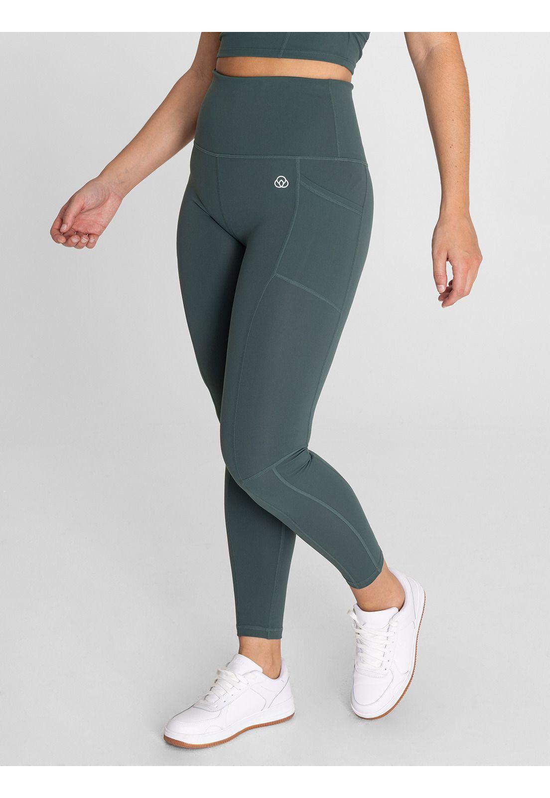 Calza tiro alto Mujer Hr Long Legg Noa Petróleo-1