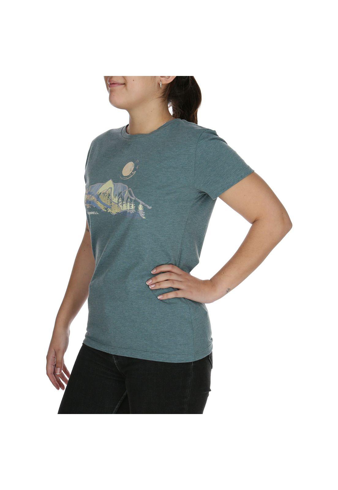 Polera Mujer Acuarela Tee Gris-1