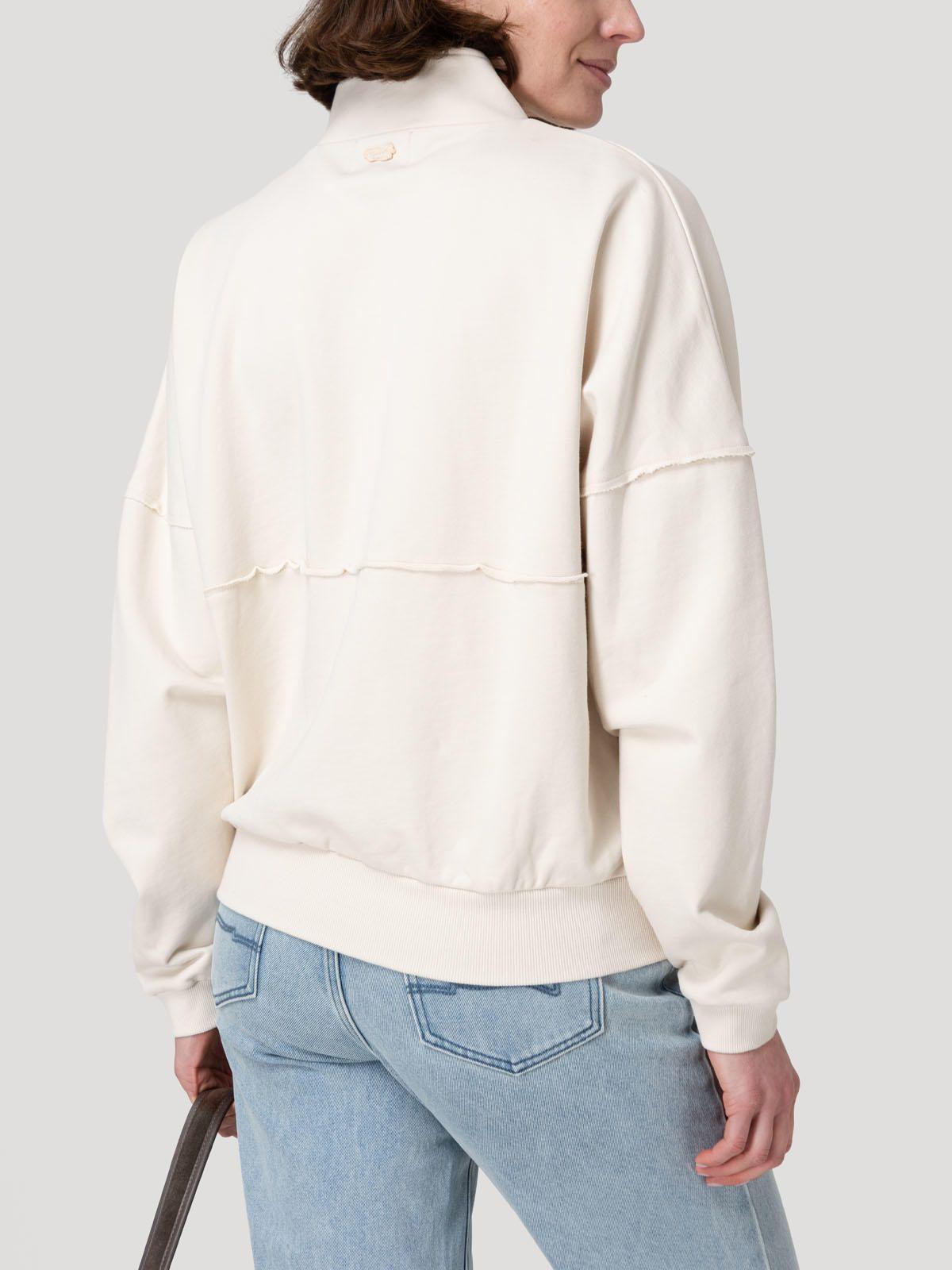 Polerón Algodón Orgánico Mujer Quira Beige-5