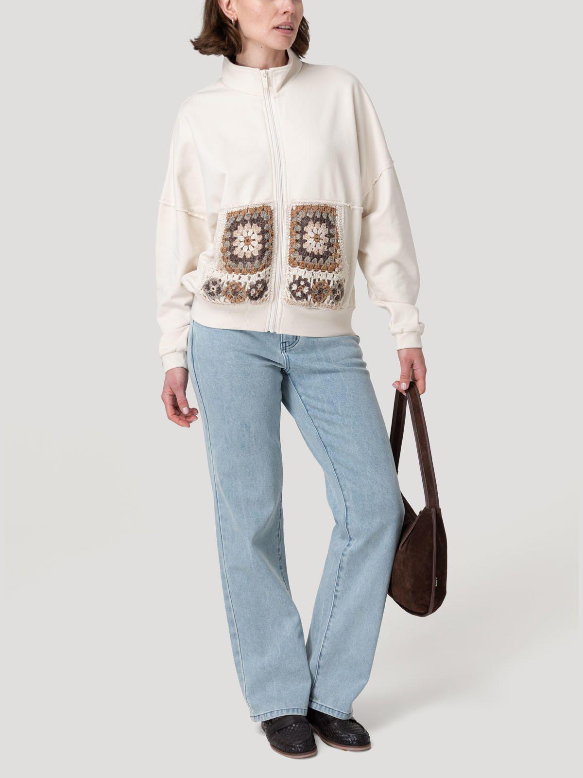 Polerón Algodón Orgánico Mujer Quira Beige-8