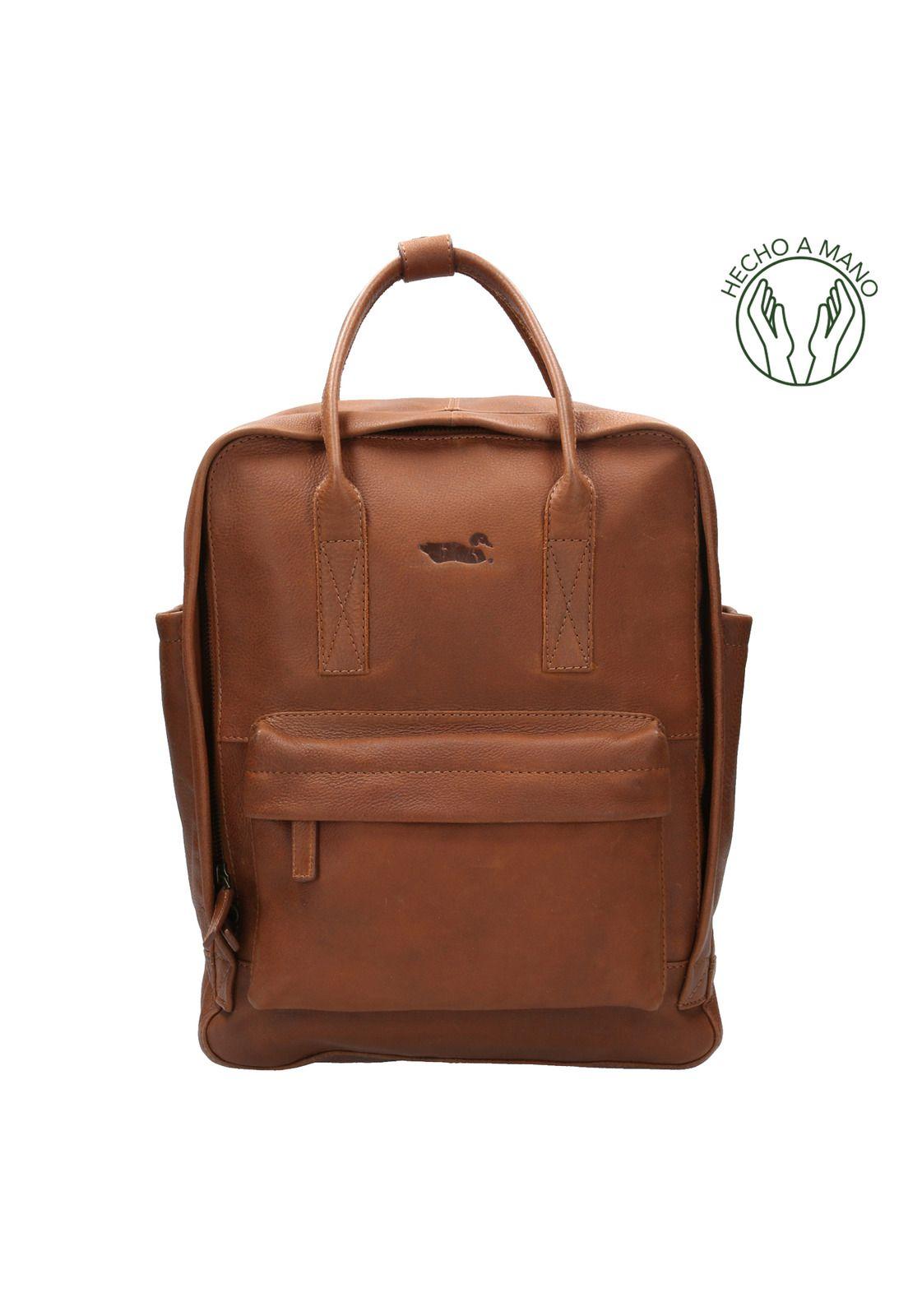 Mochila Unisex Aq Arezzo Back Café-0