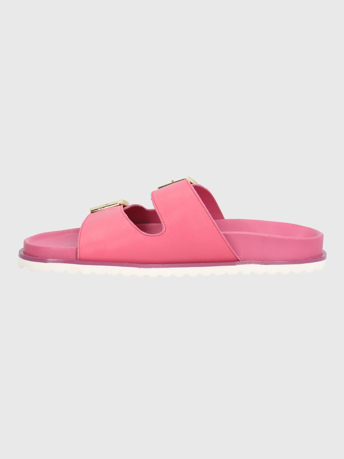 Sandalia Cuero Mujer Varana Morada-5