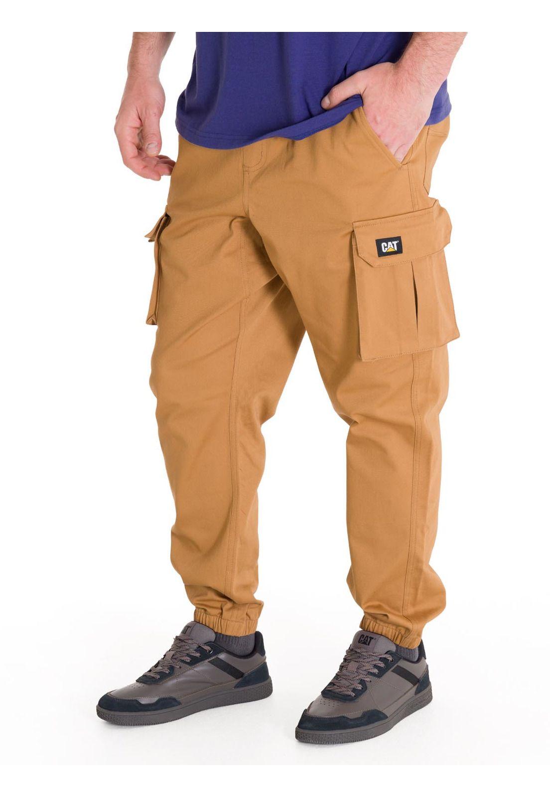 Pantalón Casual Diesel Hombre Caramelo Cat-1