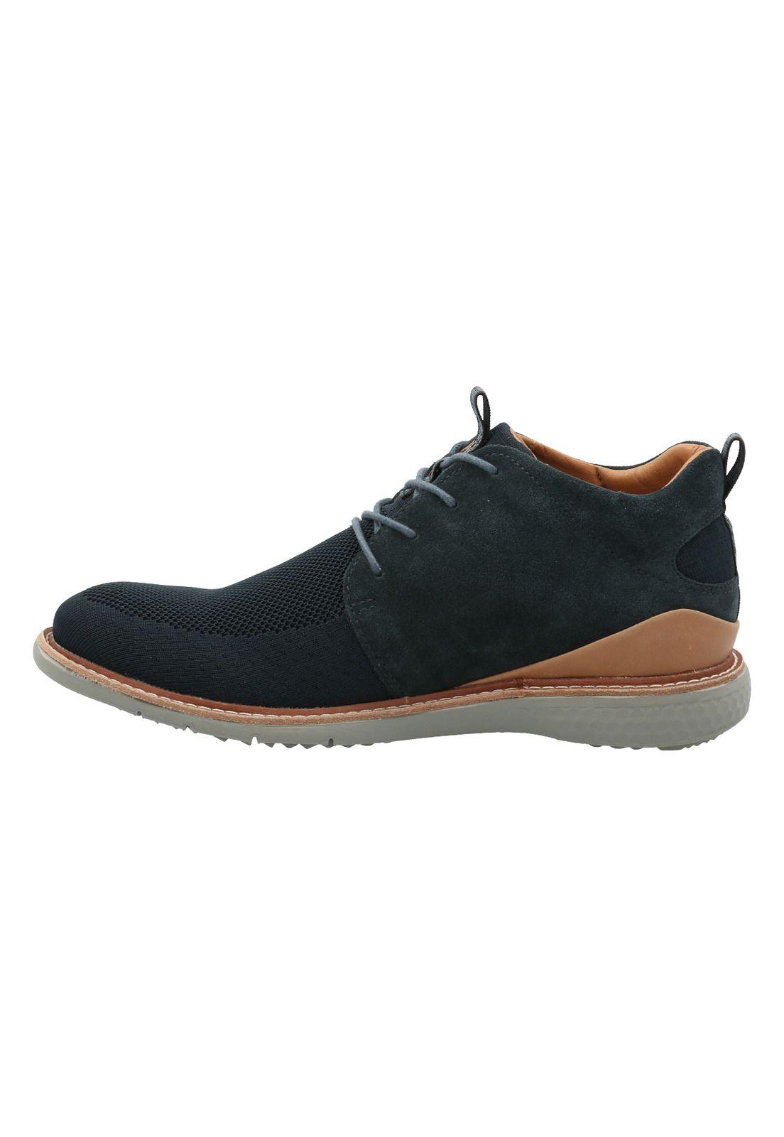 Botín Cuero Hombre Ficus Azul -4