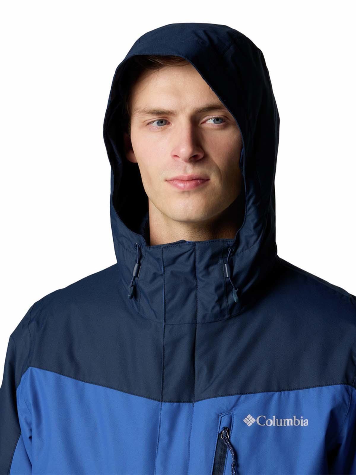 Parka impermeable Hombre Whirlibird V Ski Azul-3