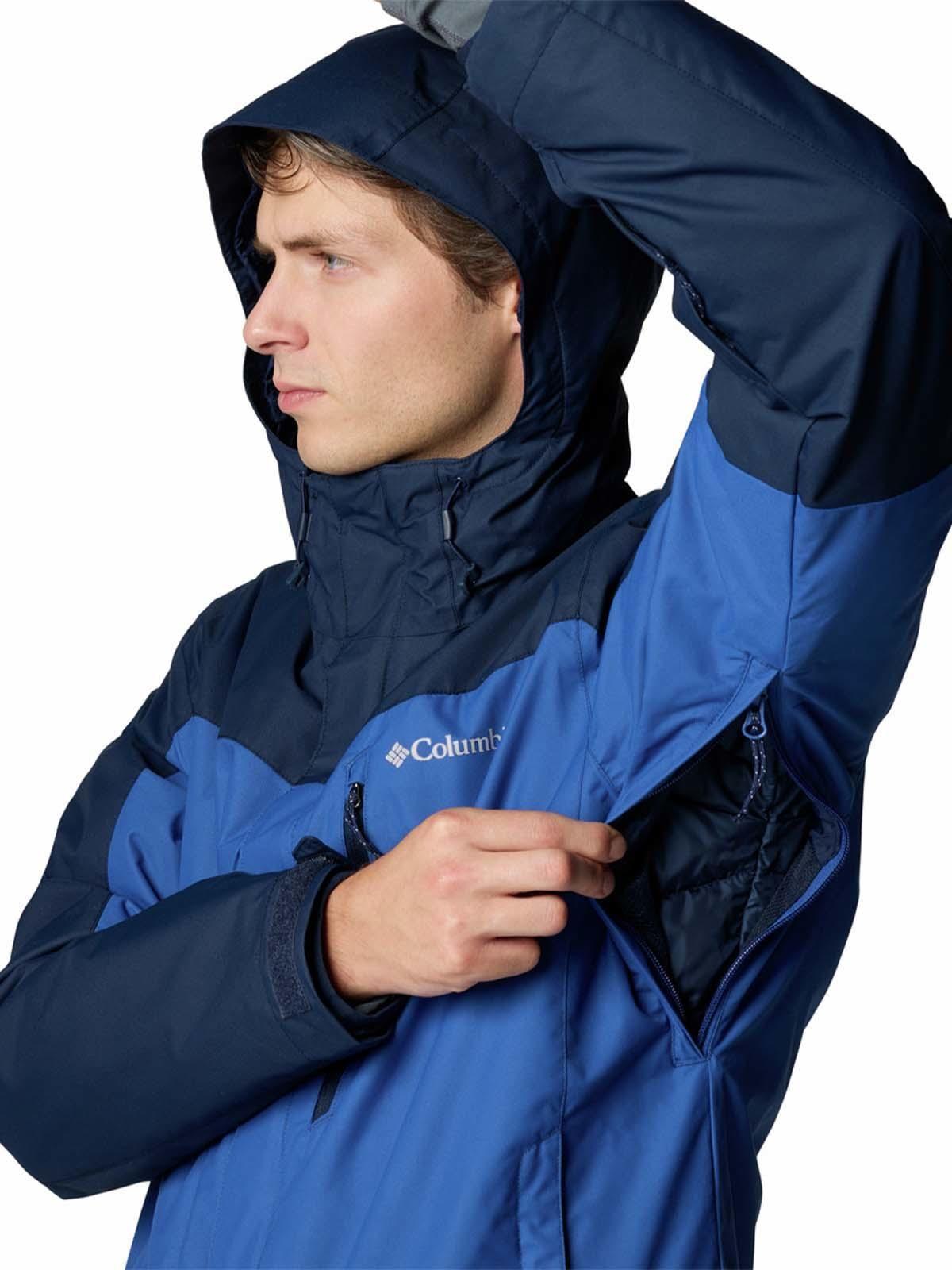Parka impermeable Hombre Whirlibird V Ski Azul-6