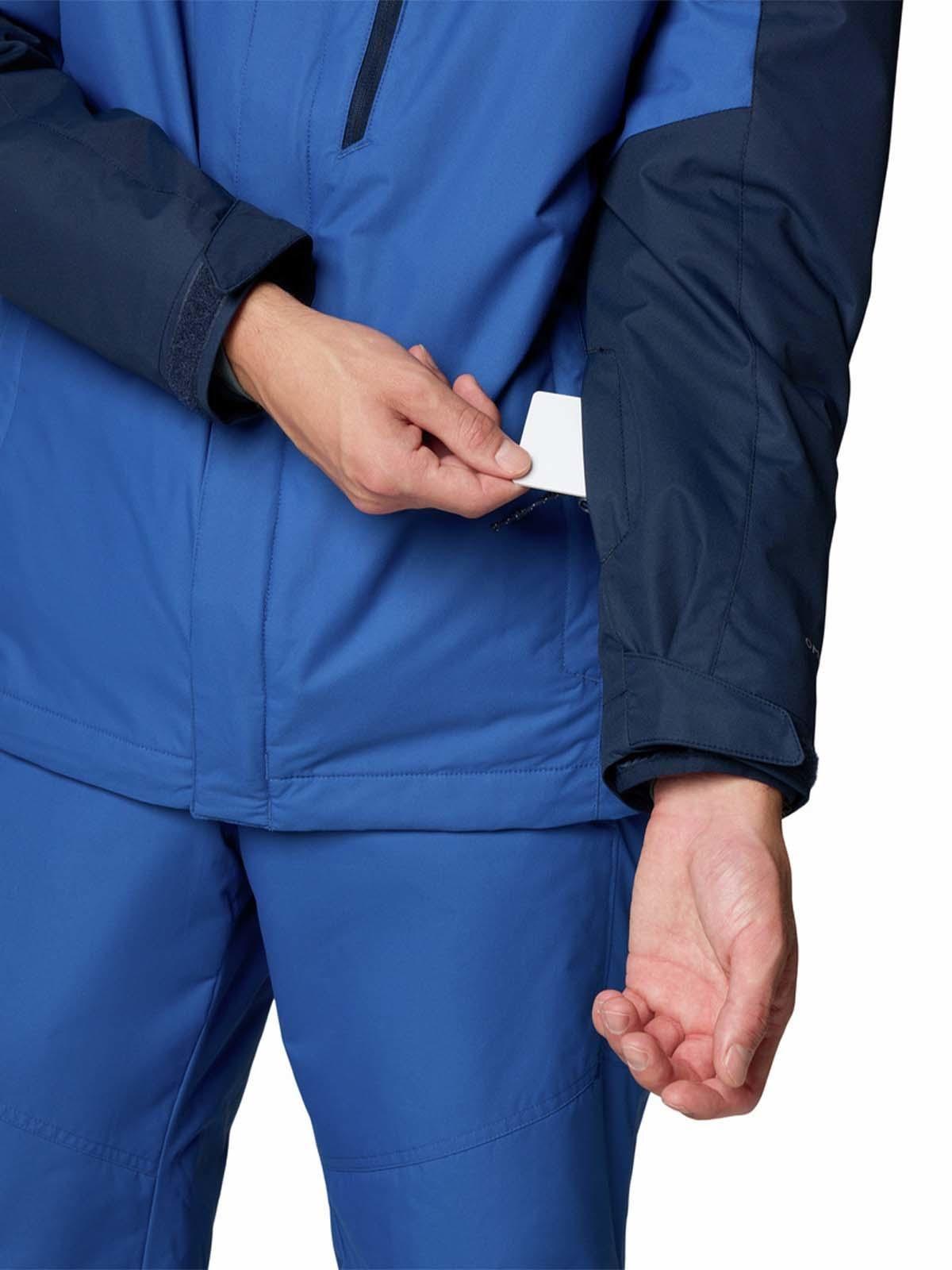 Parka impermeable Hombre Whirlibird V Ski Azul-7