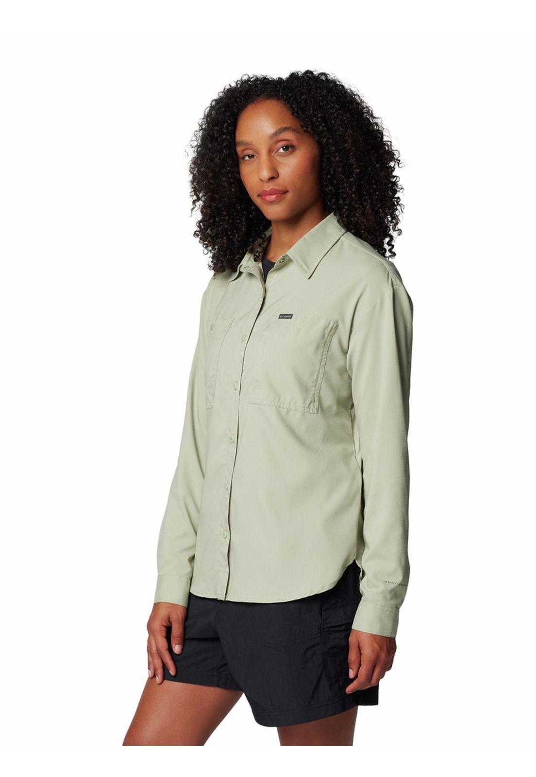 Blusa Mujer Silver Ridge Utility Verde-1