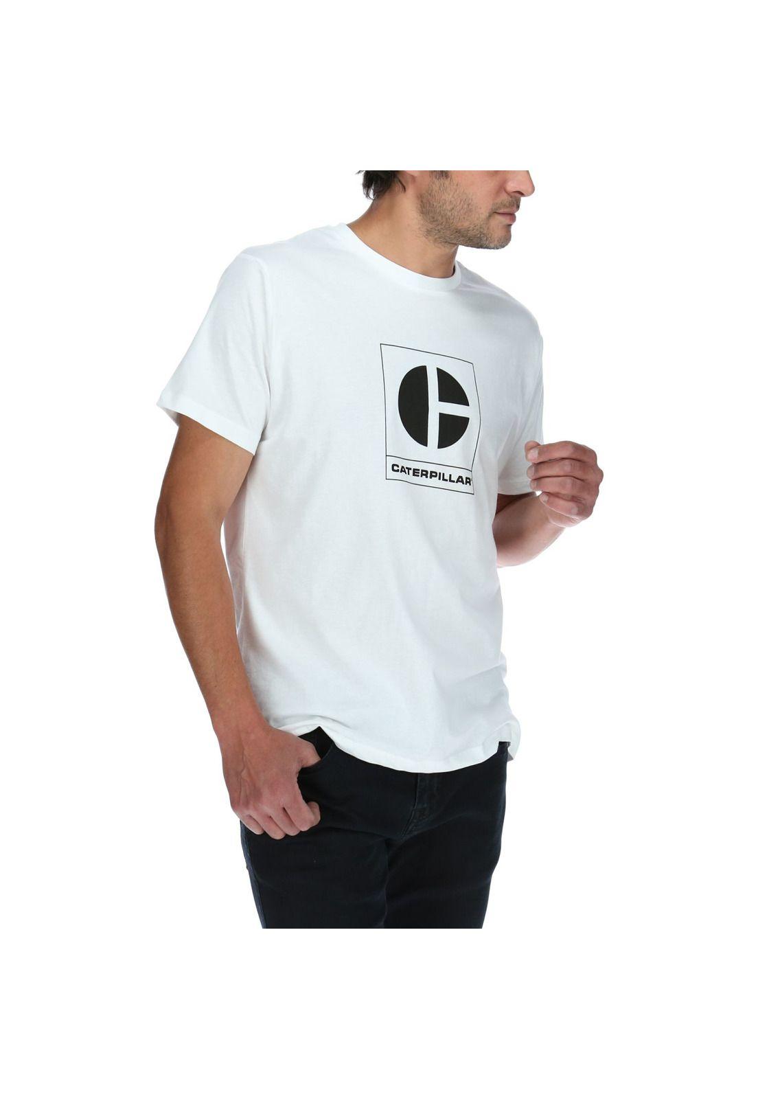 Polera Mc Hombre C Block Fill Tee Blanco-3