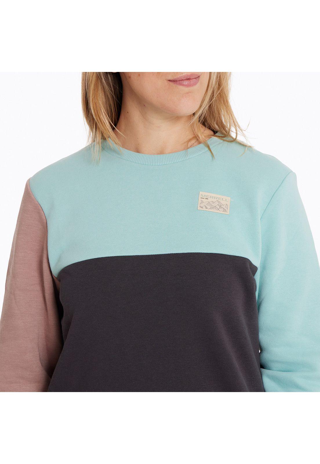 Polerón Mujer Smith Sweatshirt Celeste-3