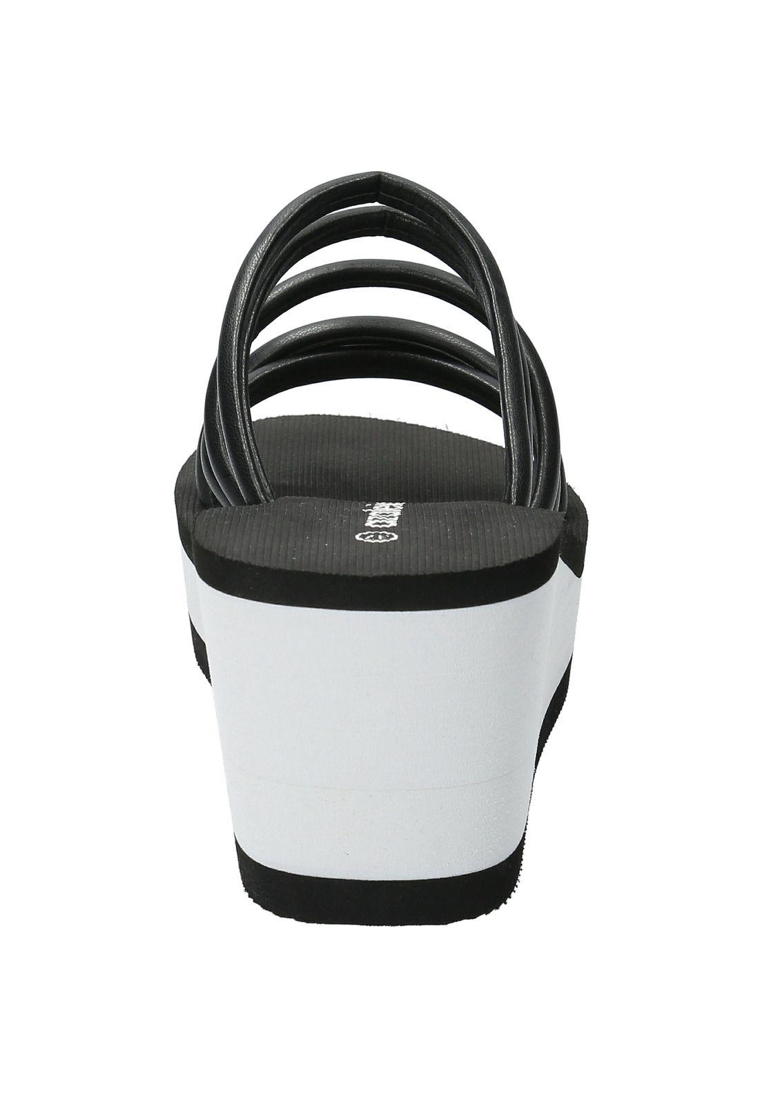 Sandalia Petra Negro Mujer-6
