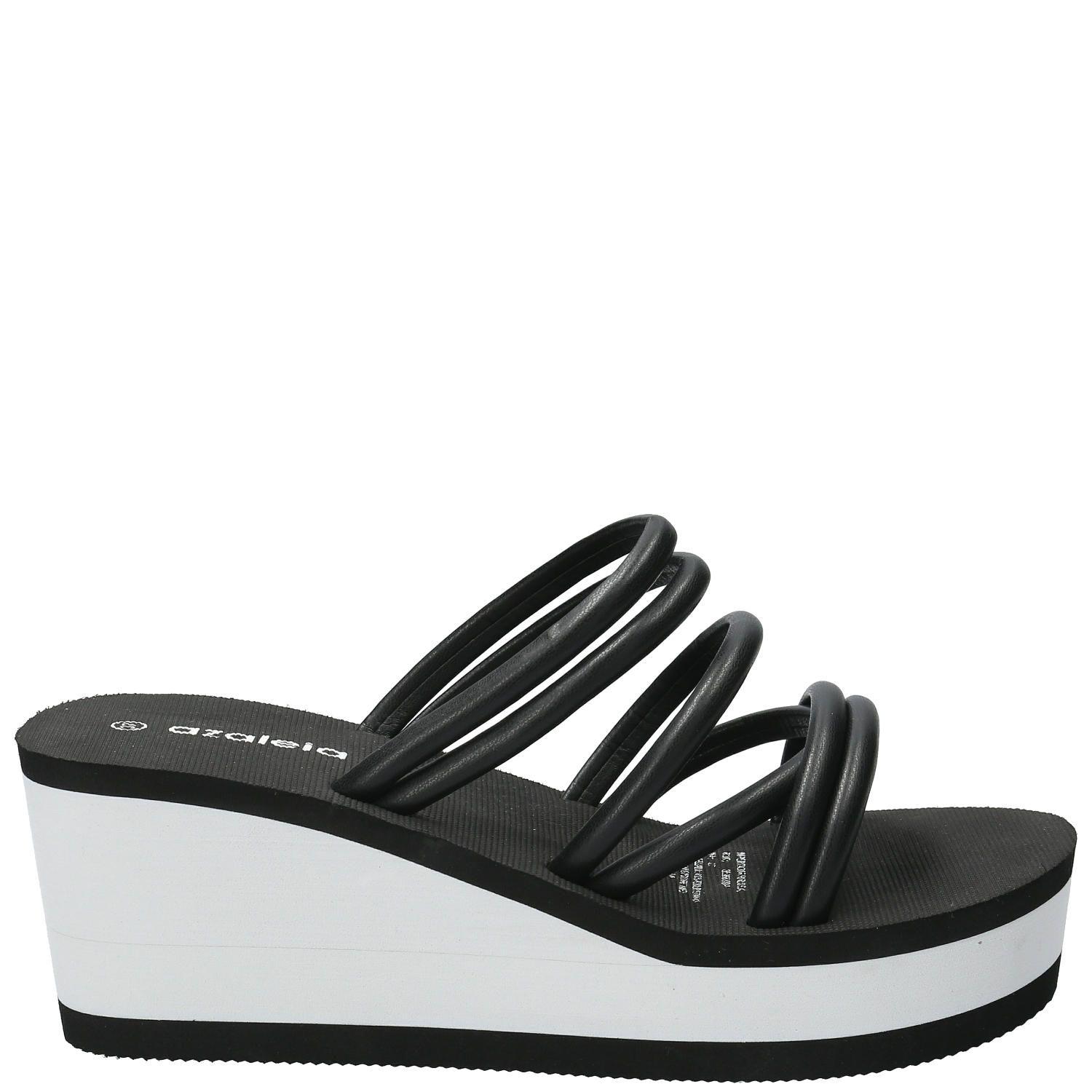 Sandalia Petra Negro Mujer-2