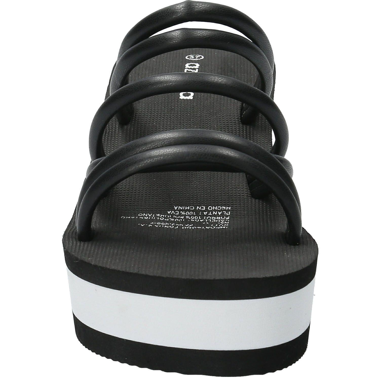 Sandalia Petra Negro Mujer-3