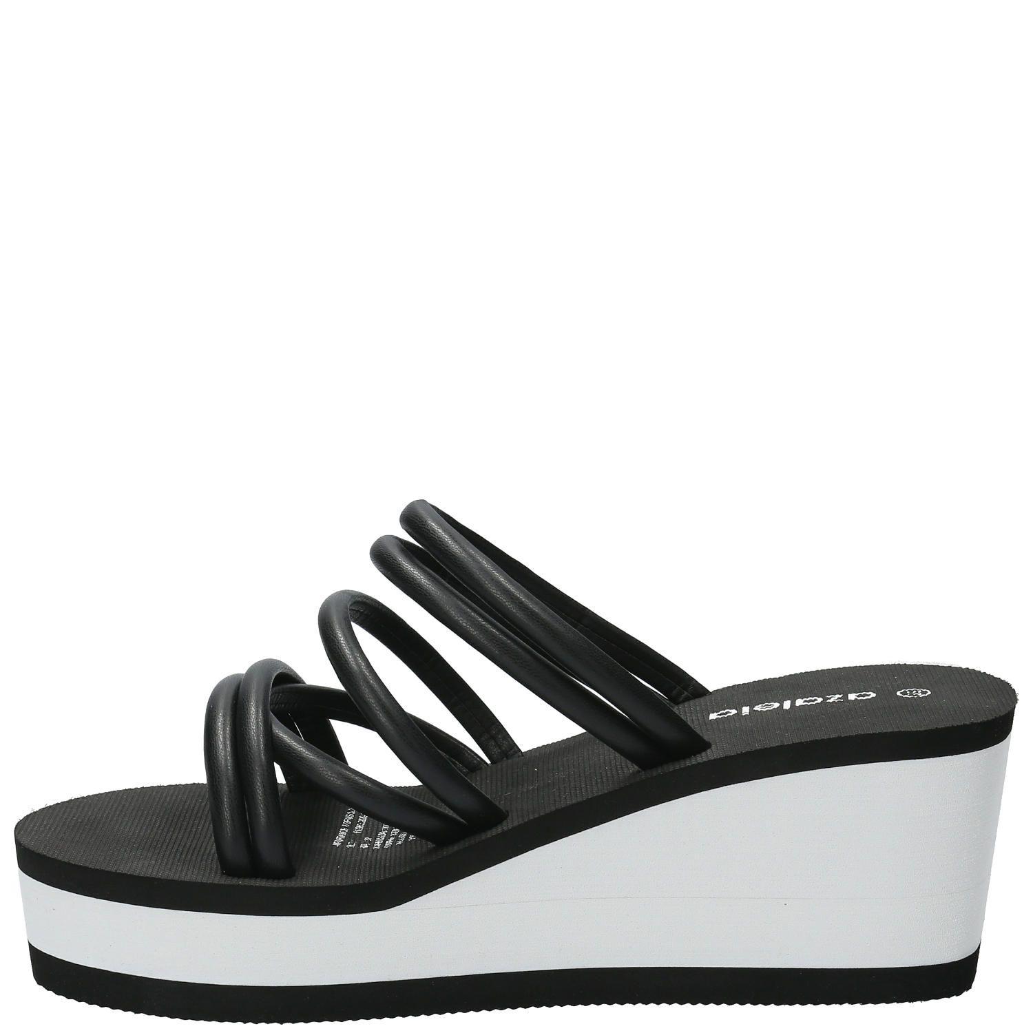 Sandalia Petra Negro Mujer-5