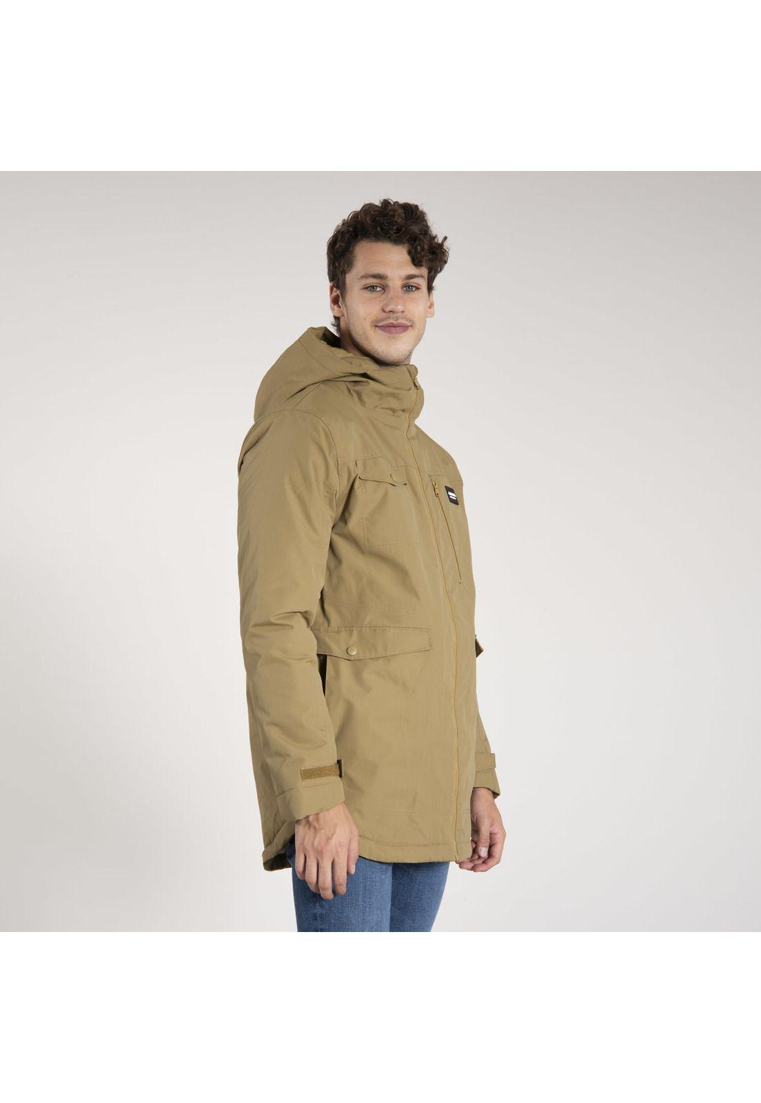 Parka Hombre Kahuna Repreve Waterproof Café-1