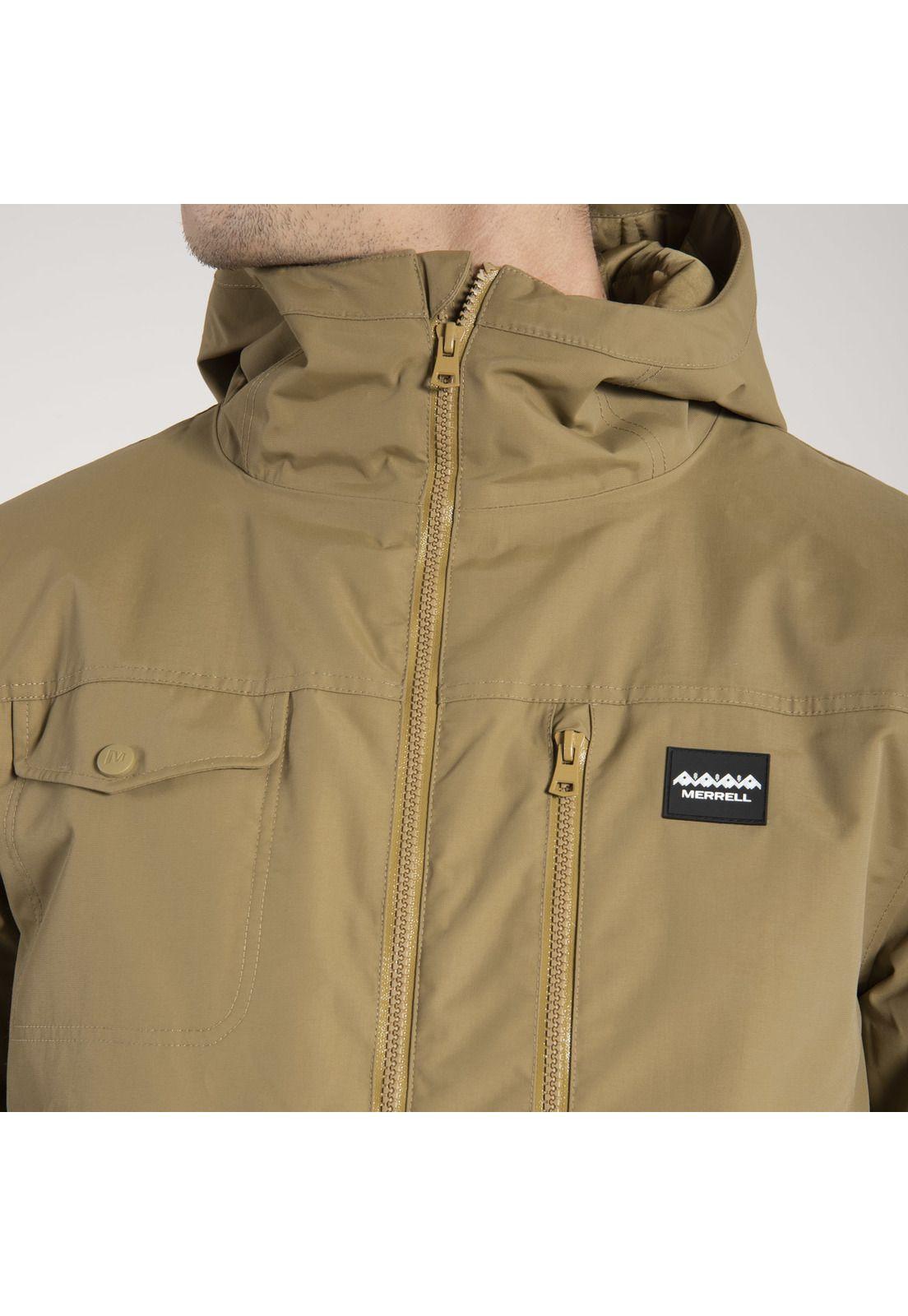 Parka Hombre Kahuna Repreve Waterproof Café-3