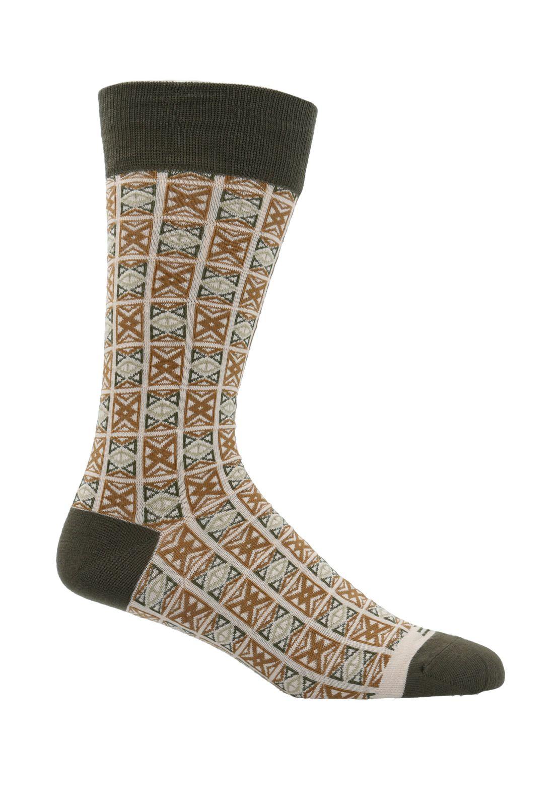 Calcetin Verde Design Hombre-0