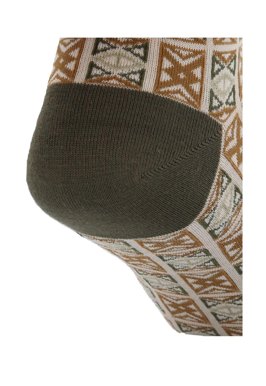 Calcetin Verde Design Hombre-1