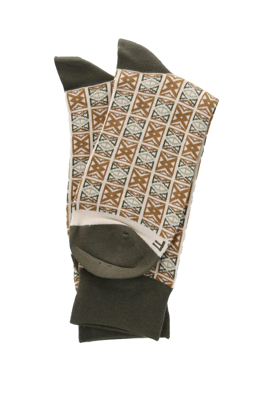 Calcetin Verde Design Hombre-2