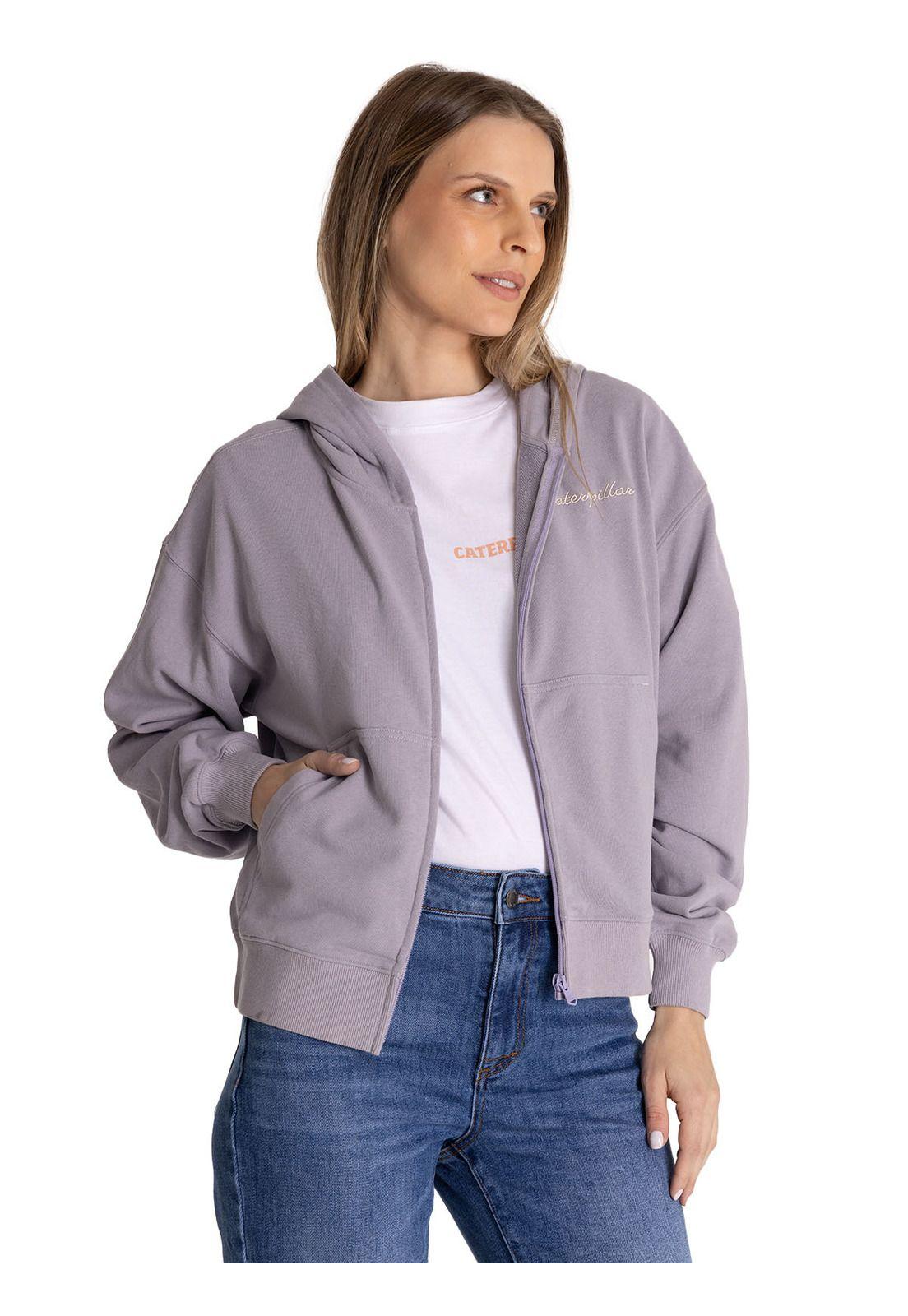 Polerón Crewneck Mujer Relaxed French Terry Lila-0