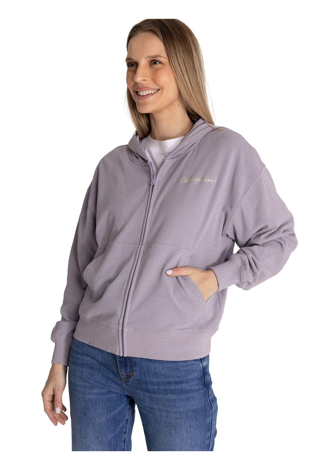 Polerón Crewneck Mujer Relaxed French Terry Lila-1
