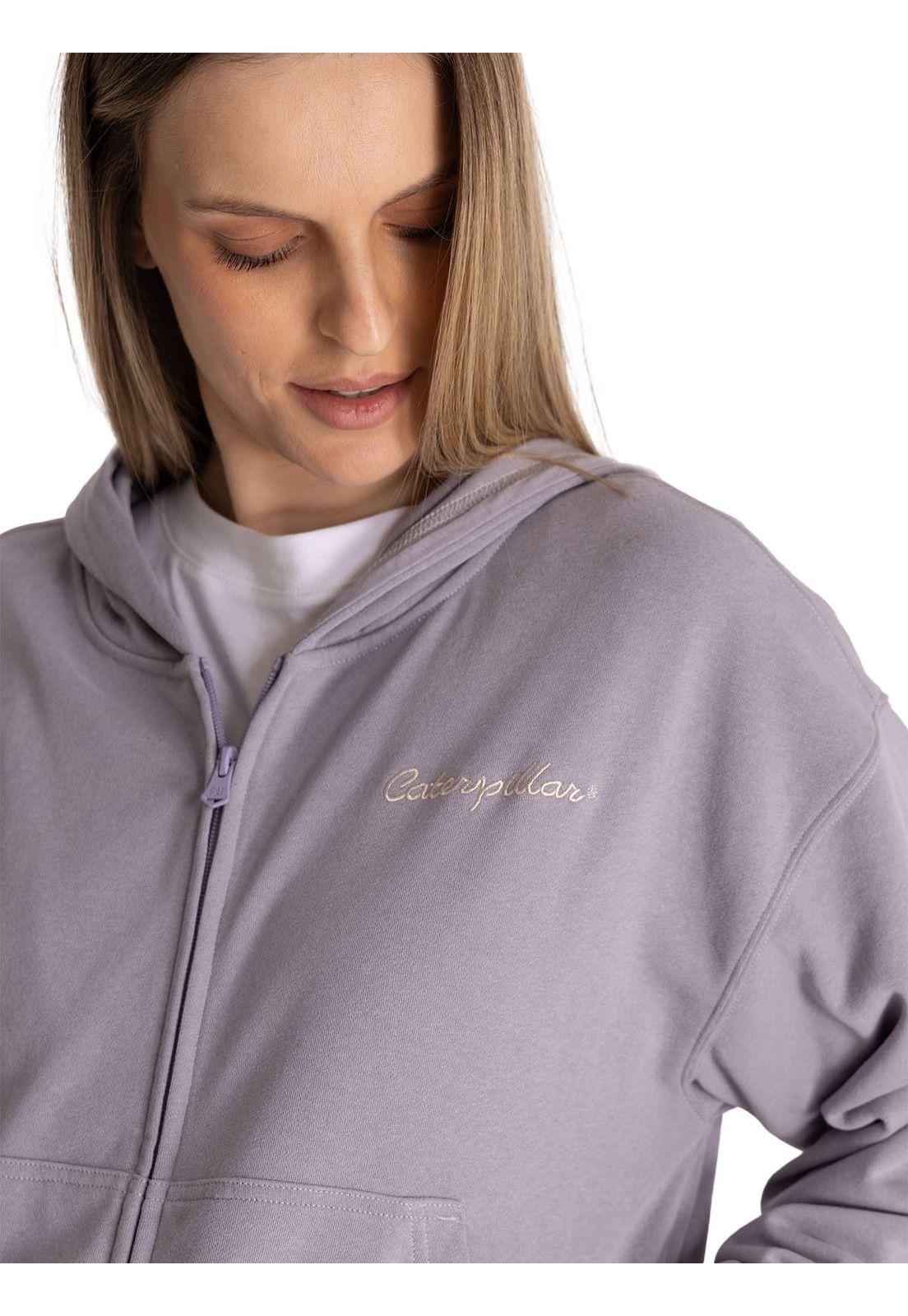 Polerón Crewneck Mujer Relaxed French Terry Lila-4
