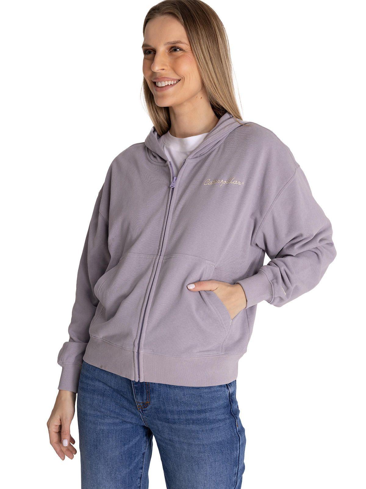 Polerón Crewneck Mujer Relaxed French Terry Lila-1
