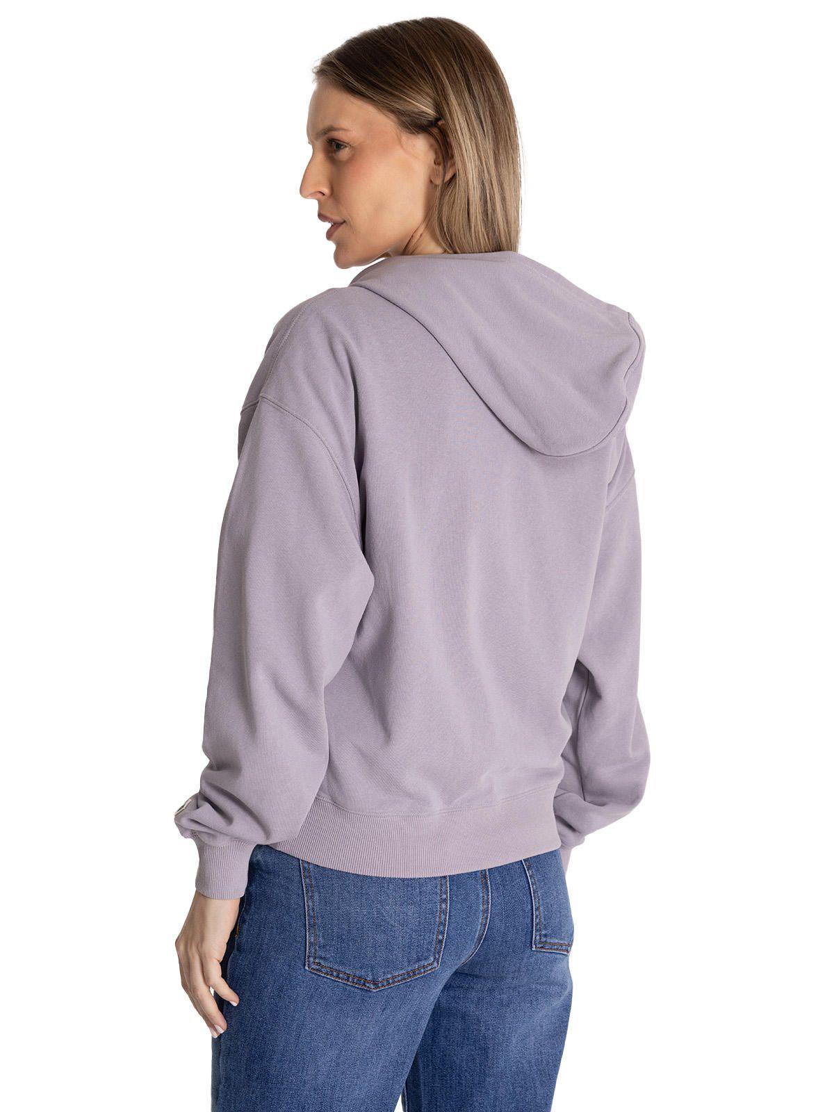 Polerón Crewneck Mujer Relaxed French Terry Lila-3