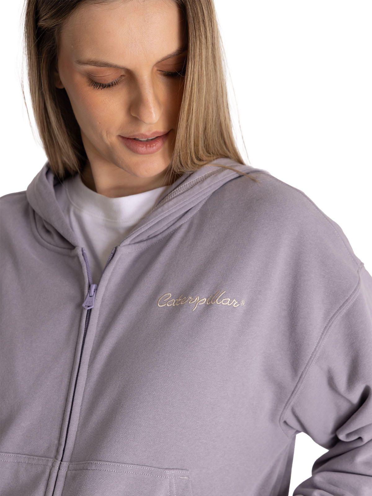 Polerón Crewneck Mujer Relaxed French Terry Lila-4