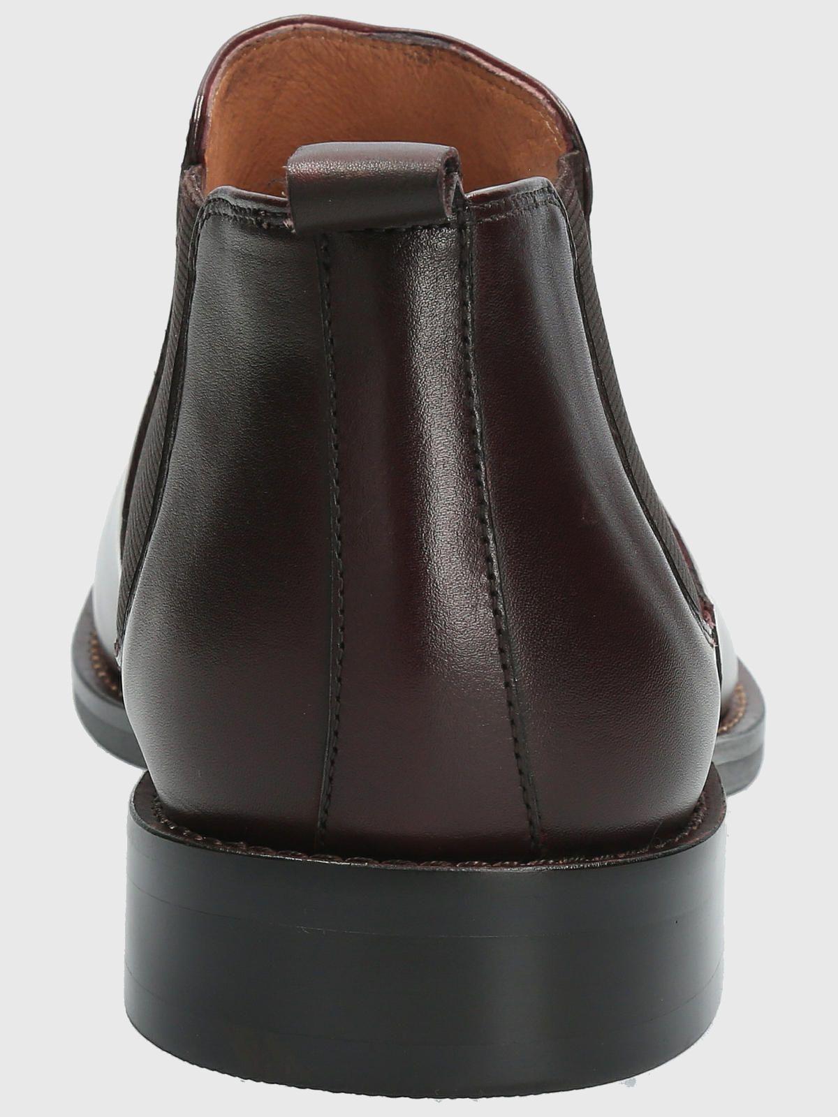 Botín Cuero Hombre Twist Burdeo-6