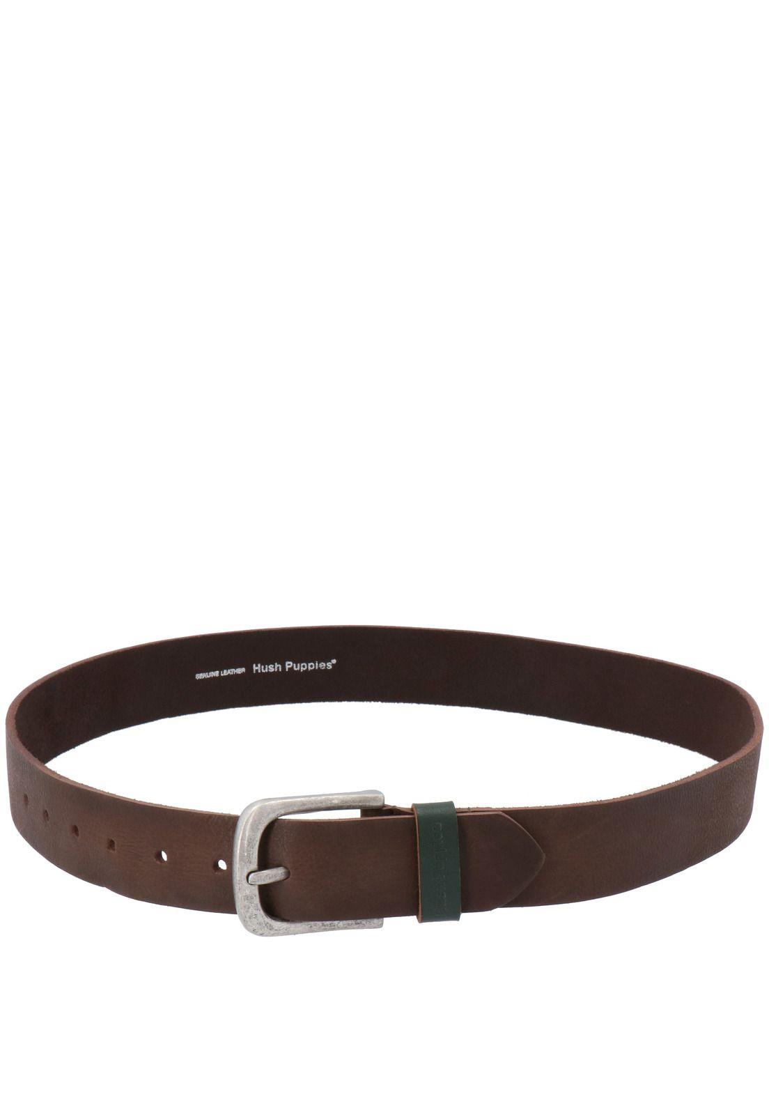 Cinturón Cuero Hombre Mg Pass Café-1