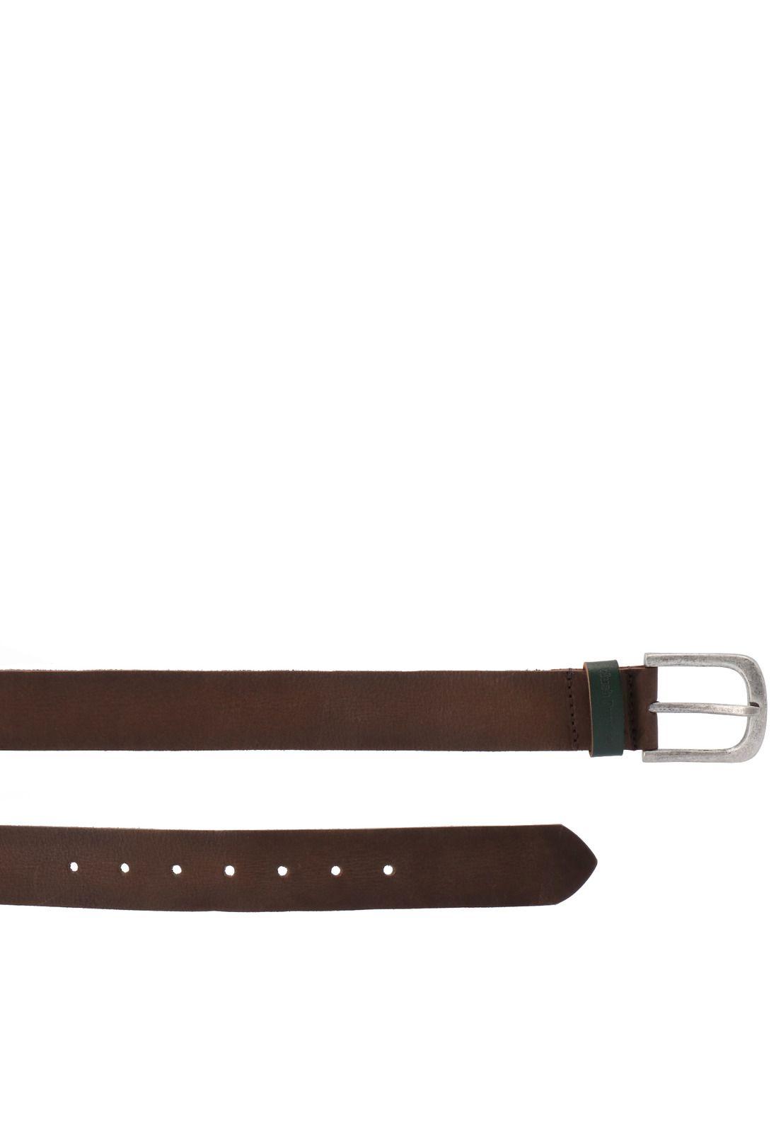 Cinturón Cuero Hombre Mg Pass Café-2