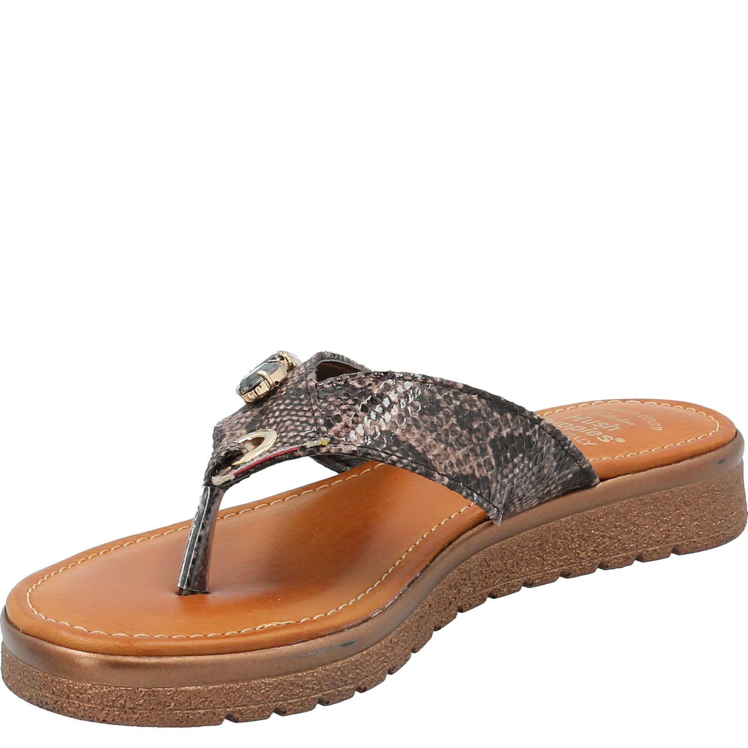 Sandalia Mujer Donna Café-3