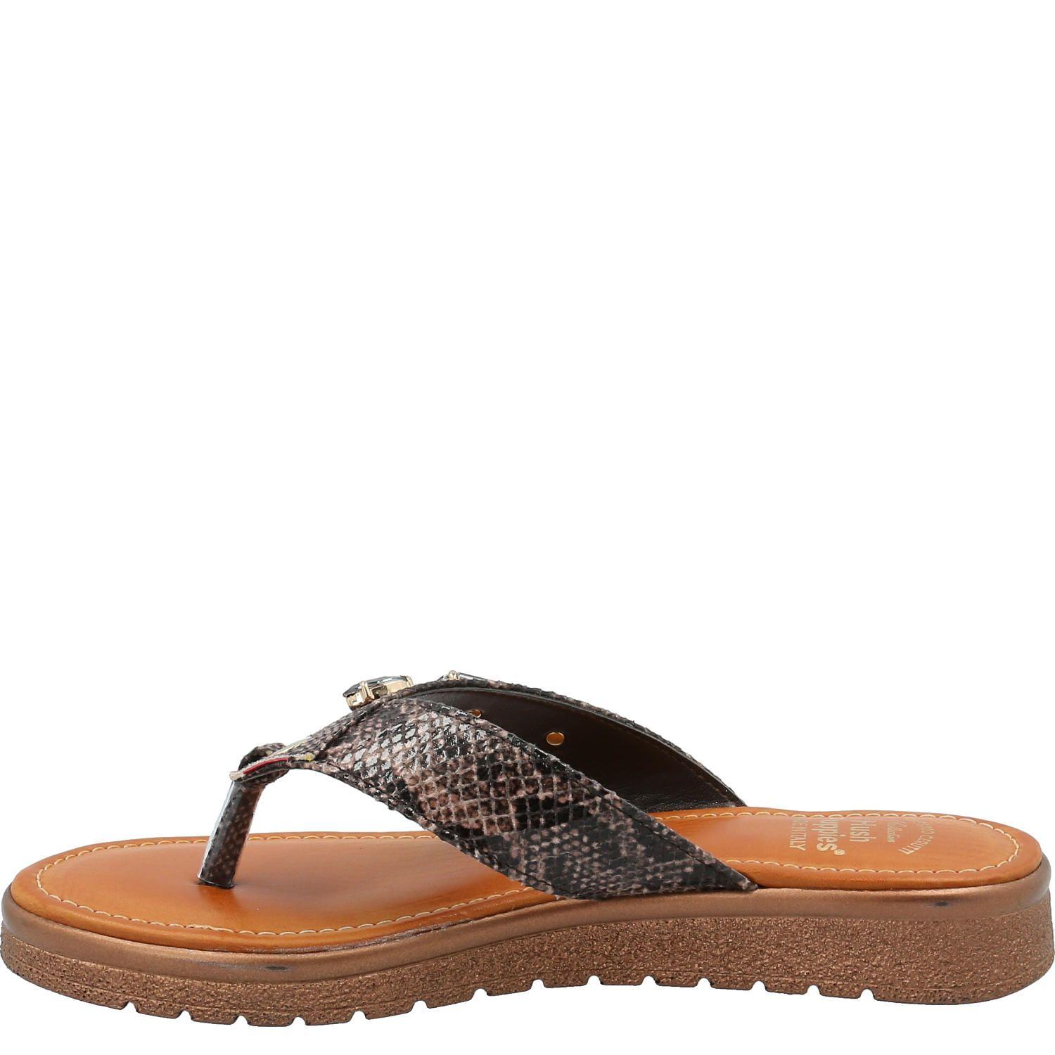 Sandalia Mujer Donna Café-4