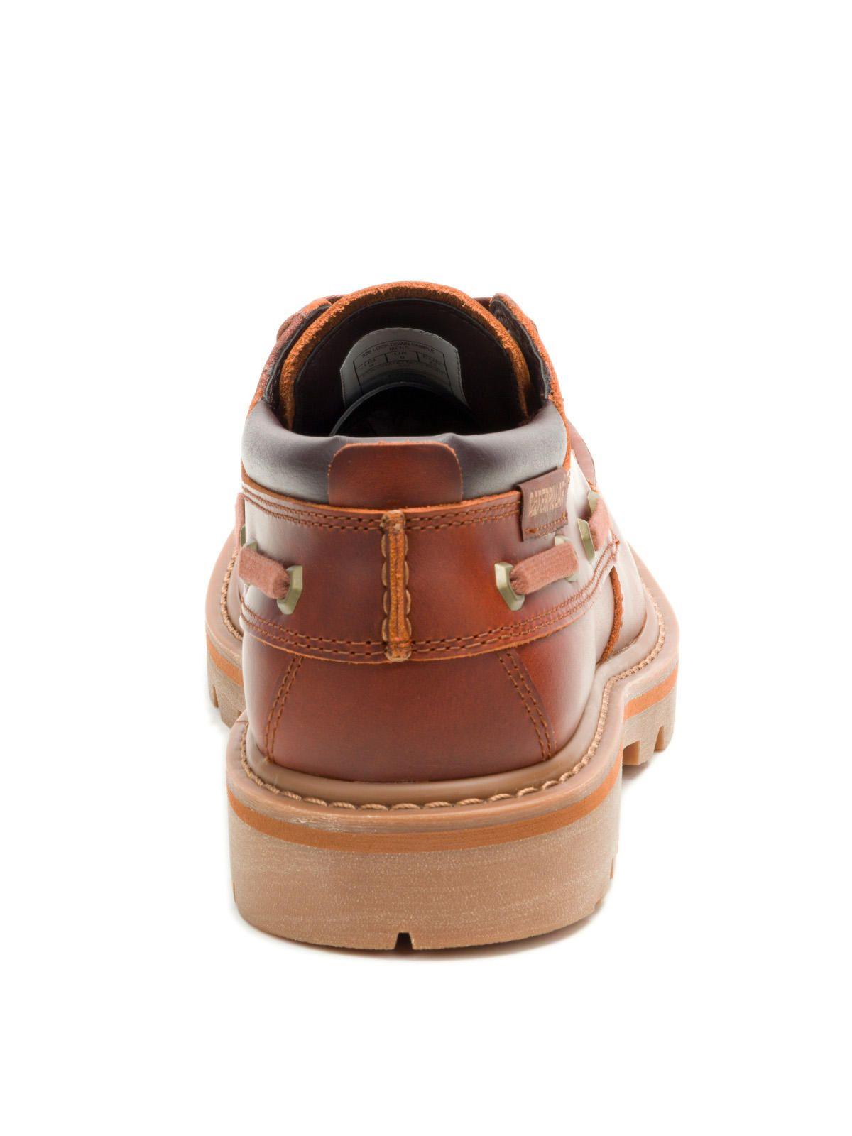 Zapato Cuero Hombre Colorado Boat Lo Café-5
