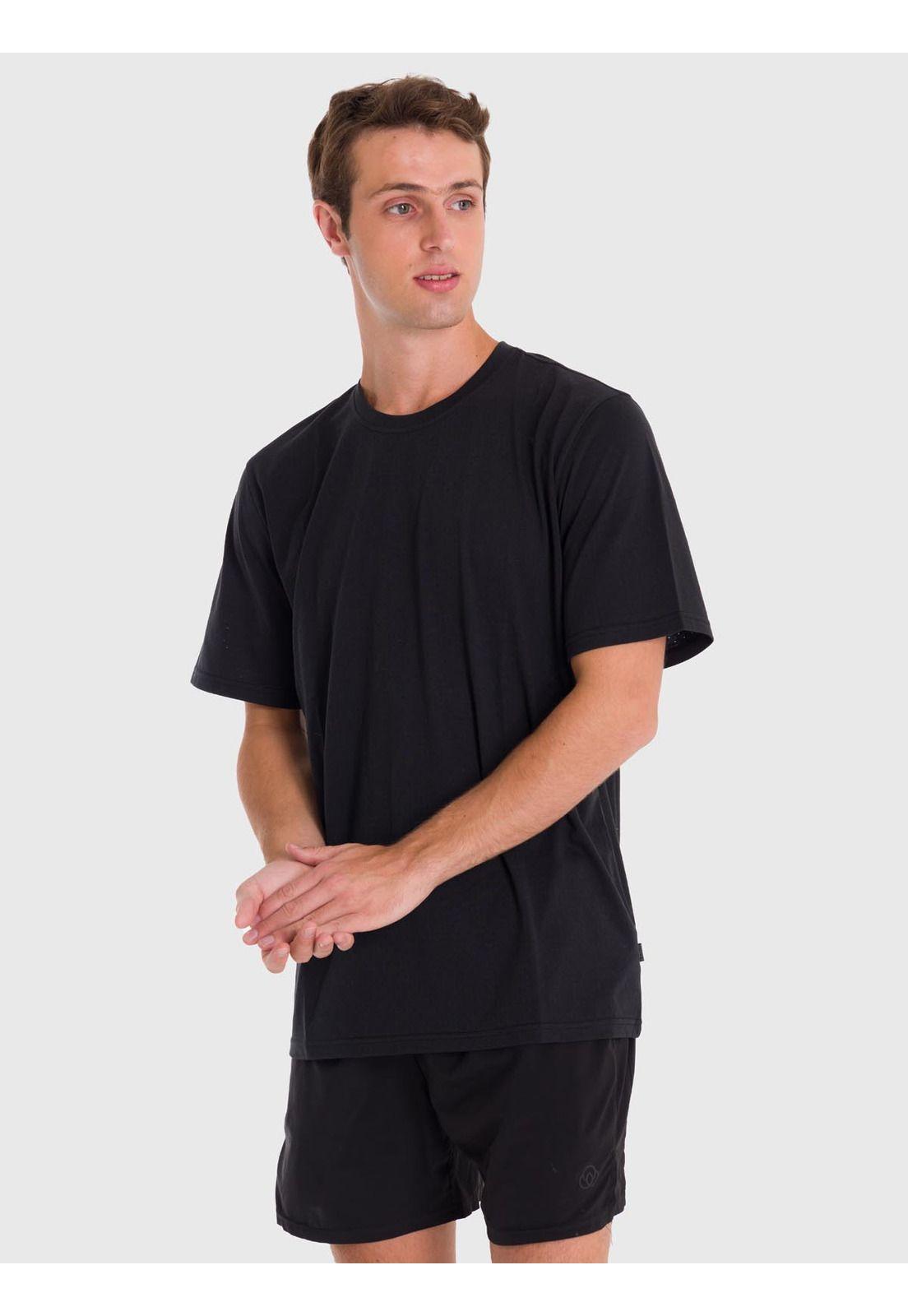 Polera Hombre Crew Neck Ii Negra-0