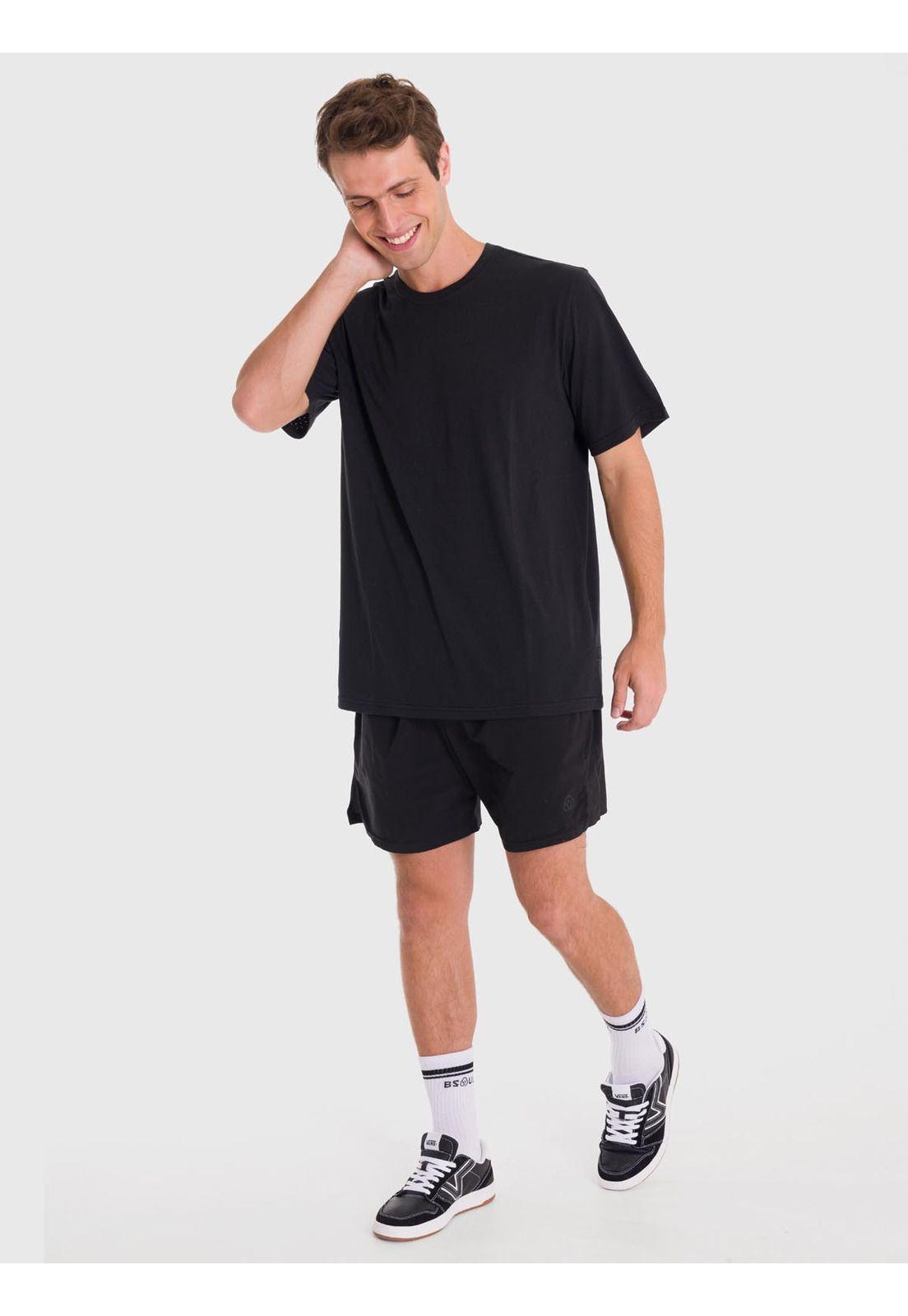 Polera Hombre Crew Neck Ii Negra-1