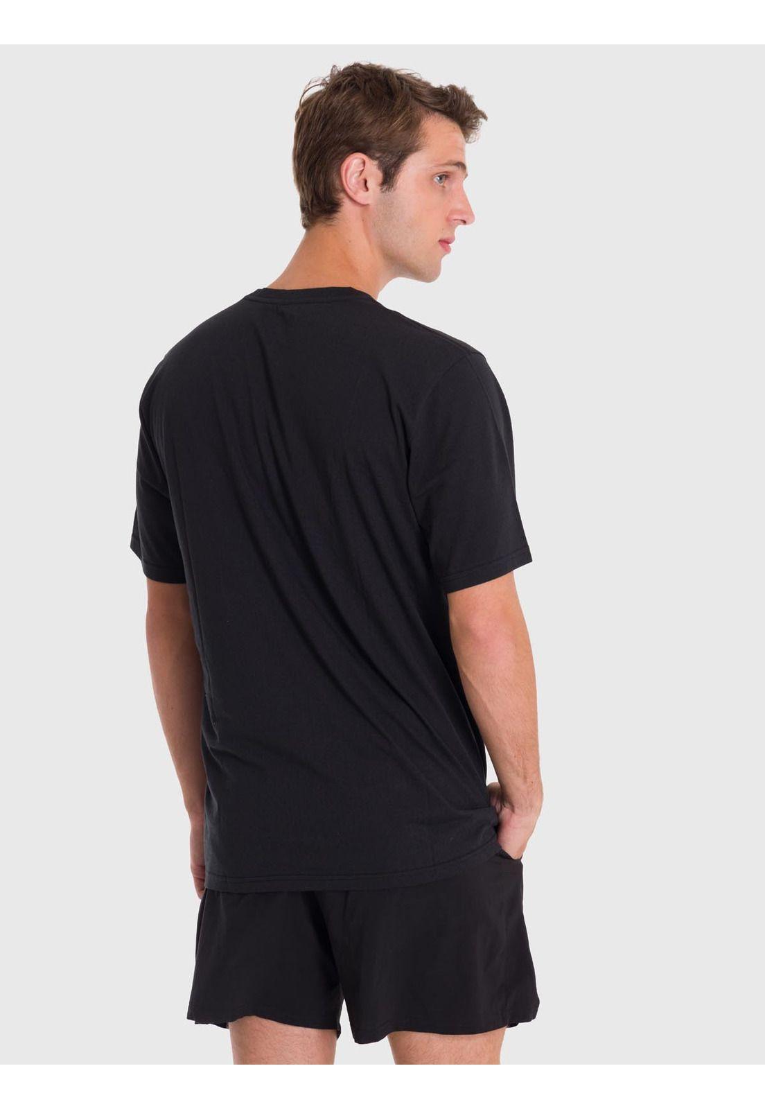 Polera Hombre Crew Neck Ii Negra-3