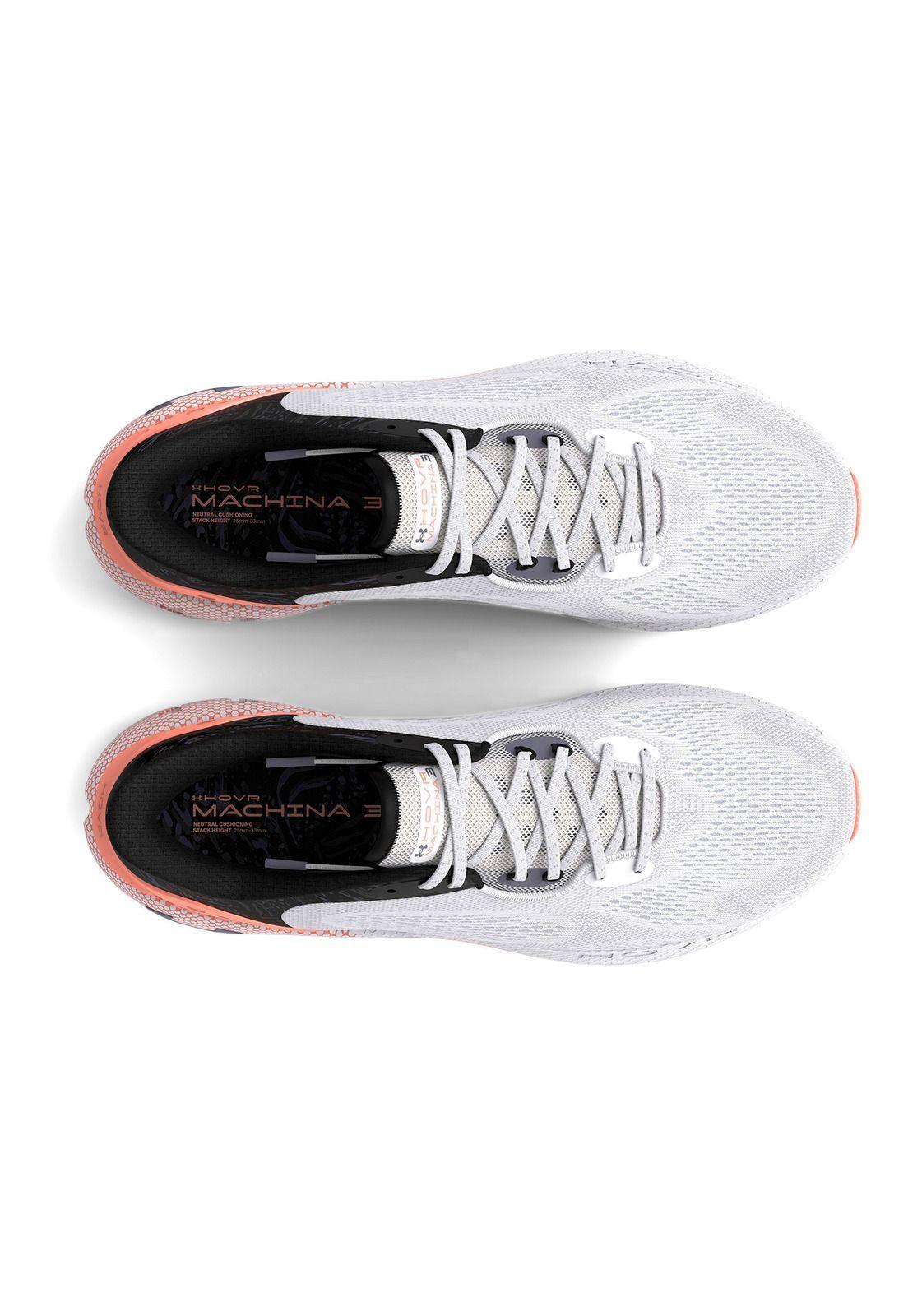 Zapatilla run UA HOVR Machina 3 Run Like A mujer Blanco-4