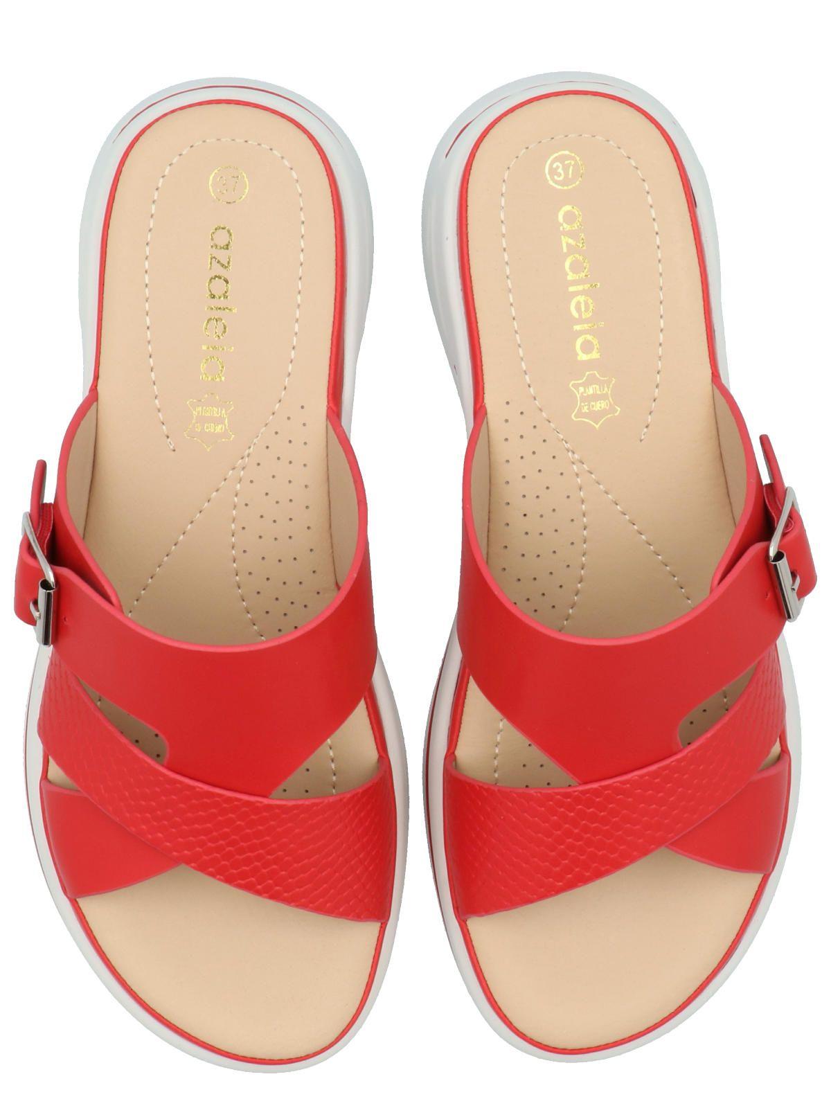 Sandalia Mujer Pasquale Rojo -6