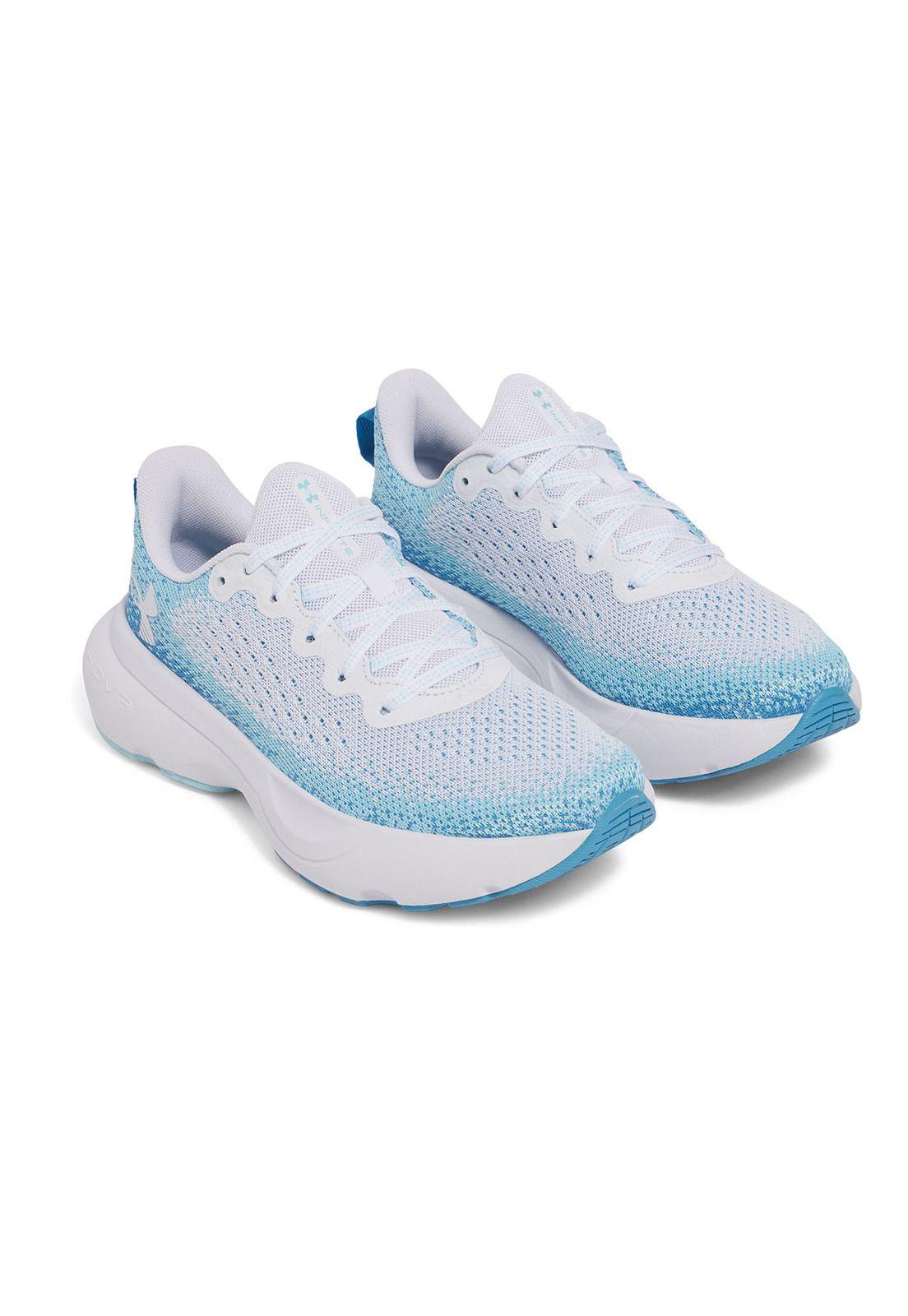 Zapatillas run Infinite para mujer blanco-5