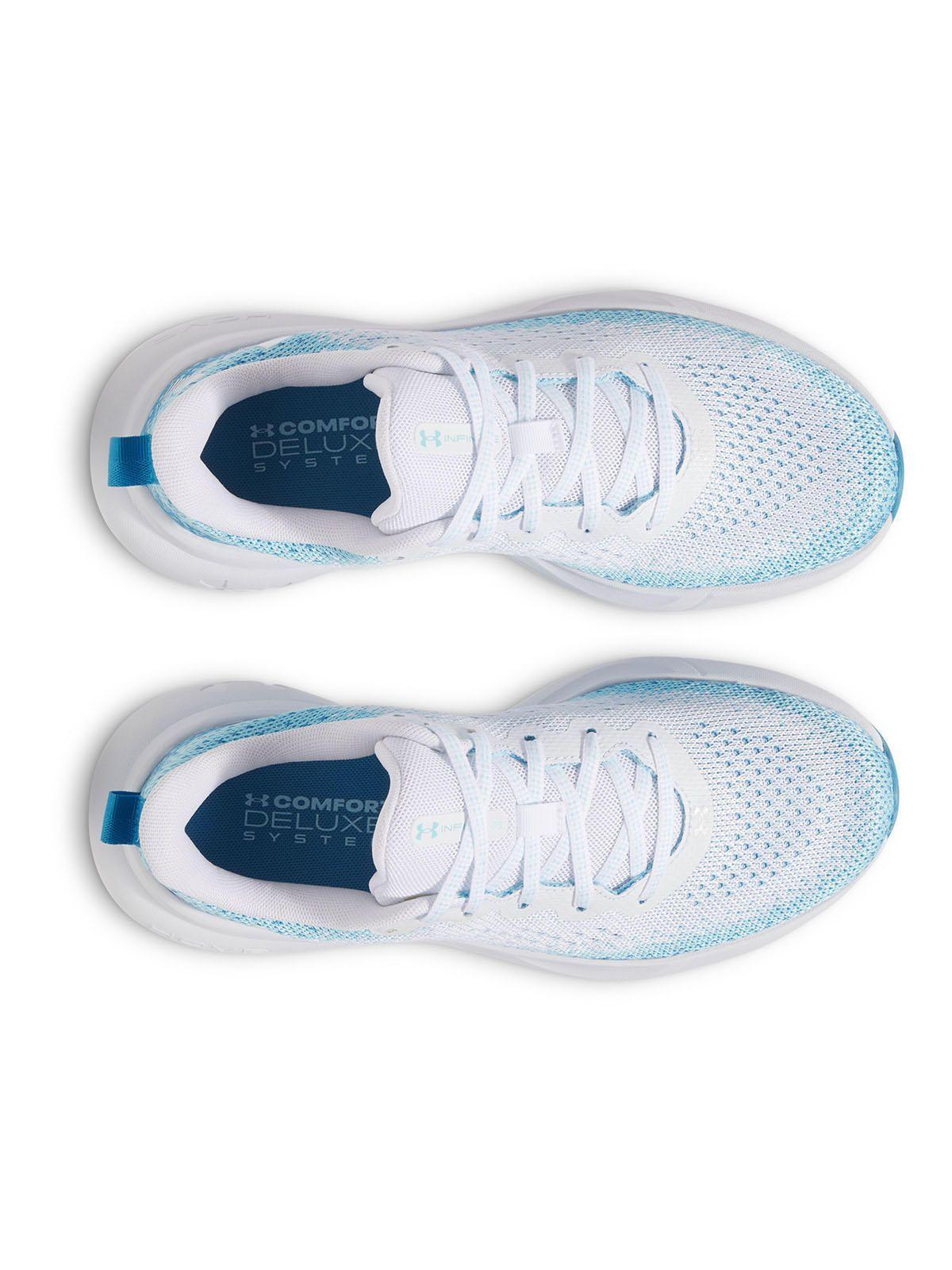 Zapatillas run Infinite para mujer blanco-4